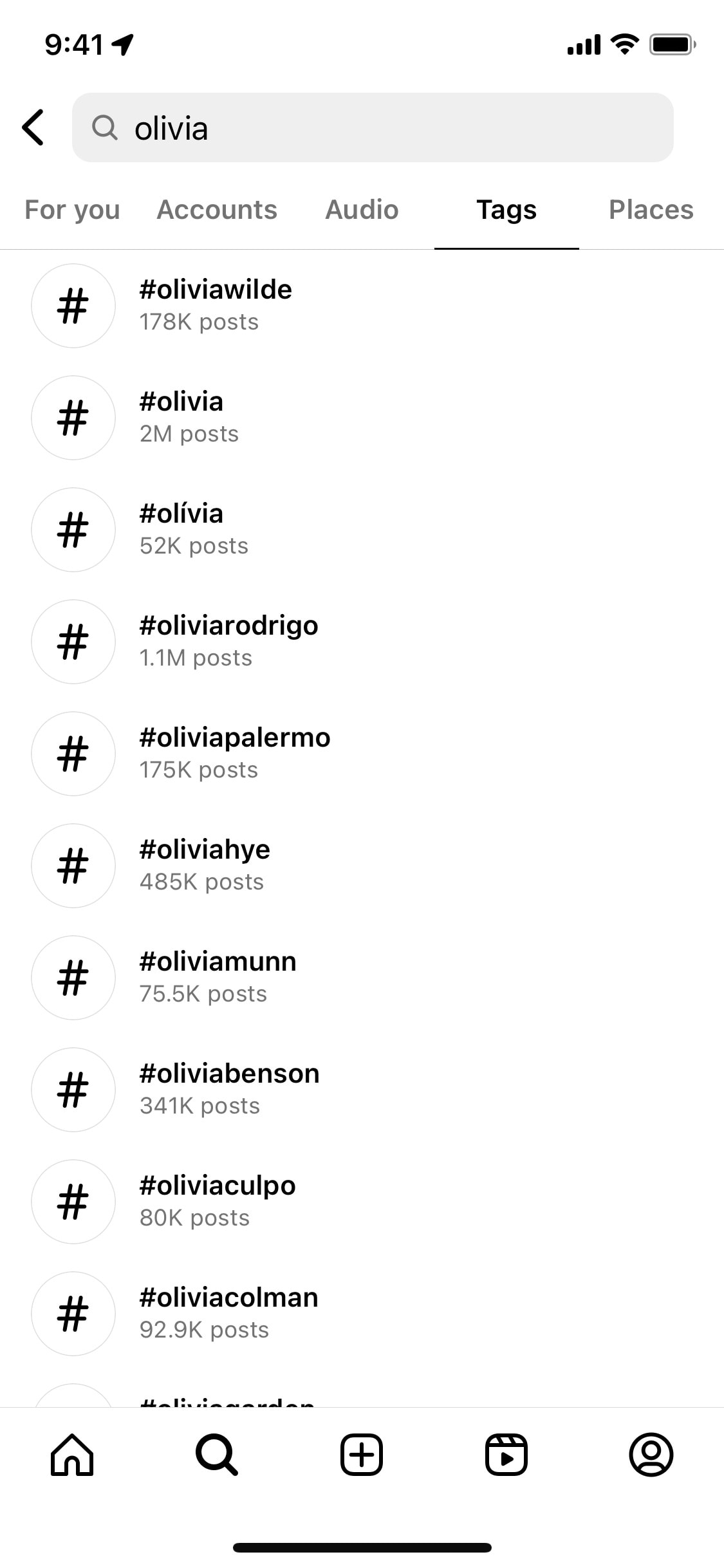 Instagram iOS screen 234