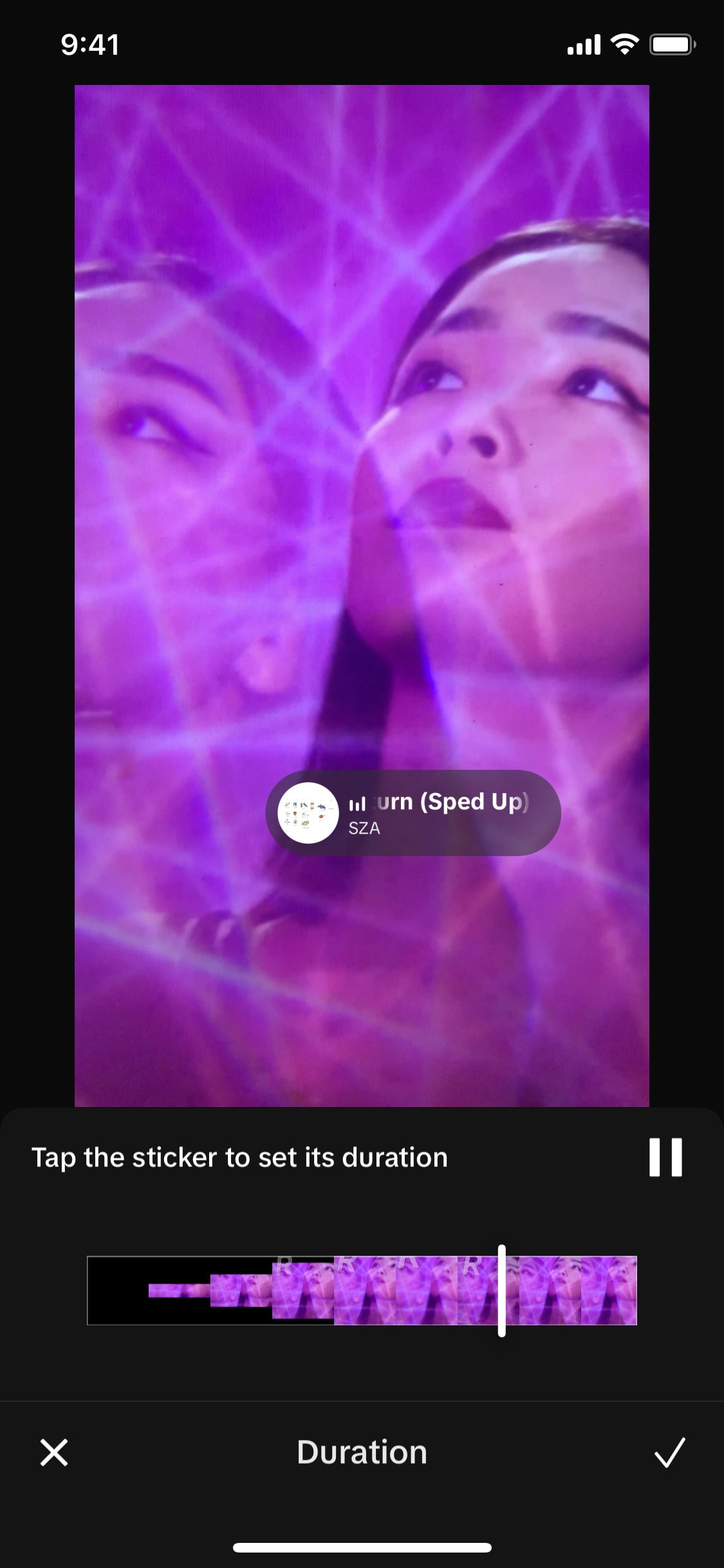 TikTok iOS screen 554