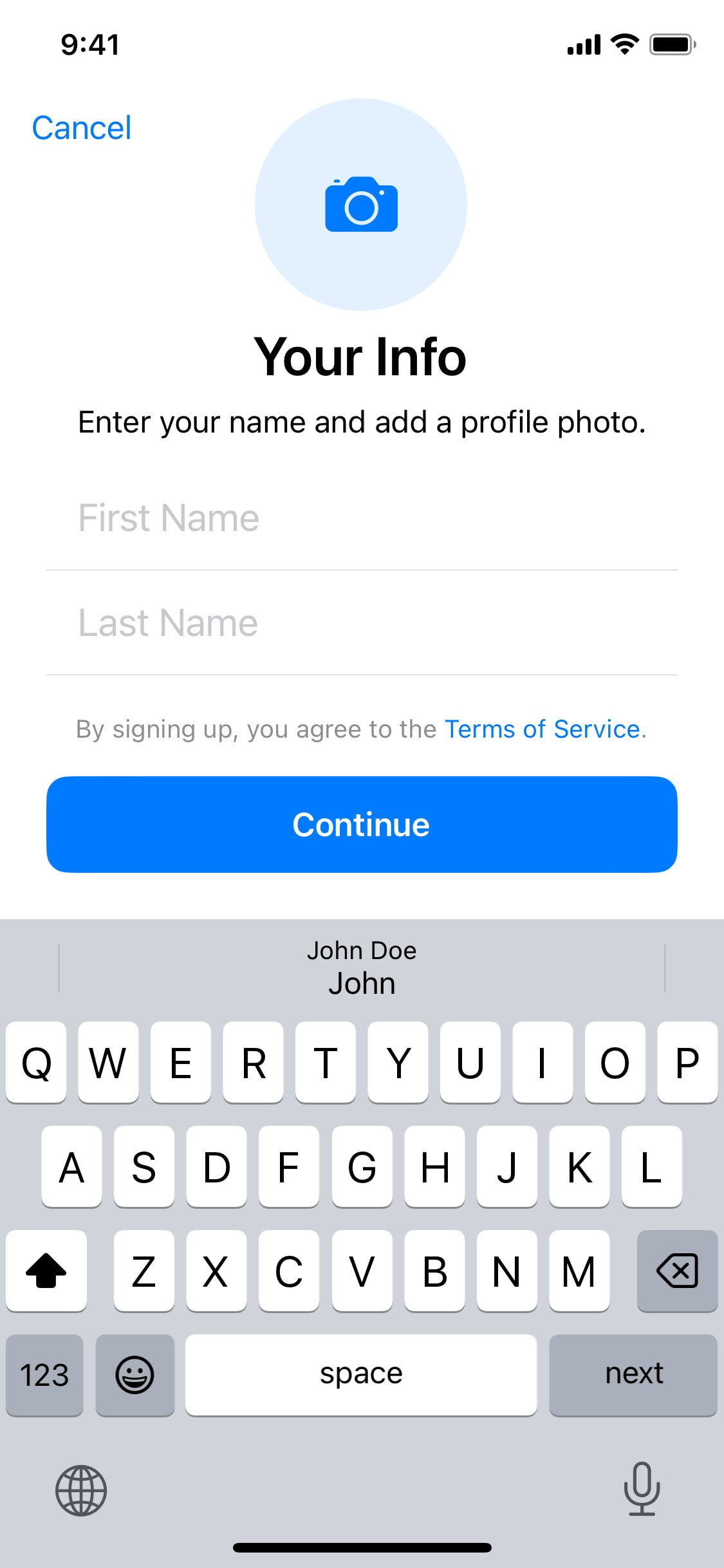 Telegram iOS screen 122