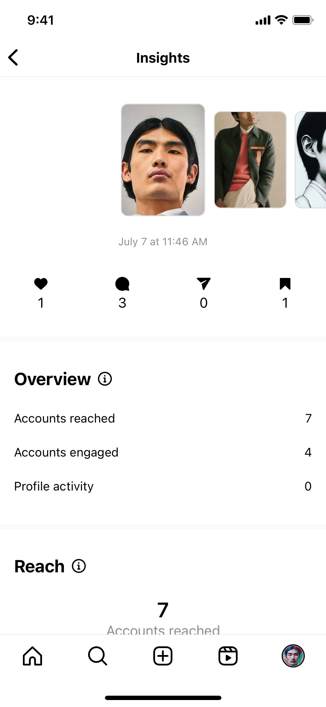 Instagram iOS screen 762