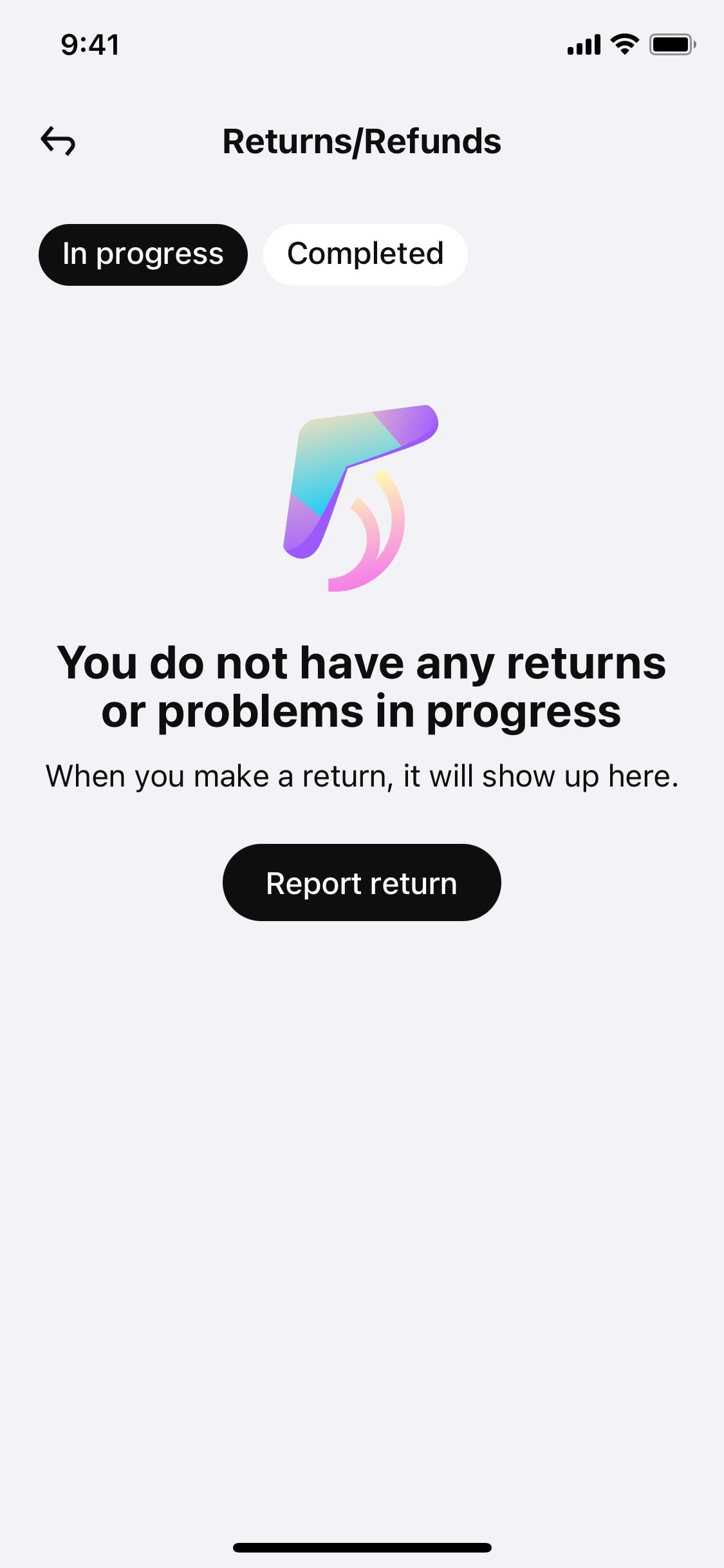 Klarna iOS screen 285