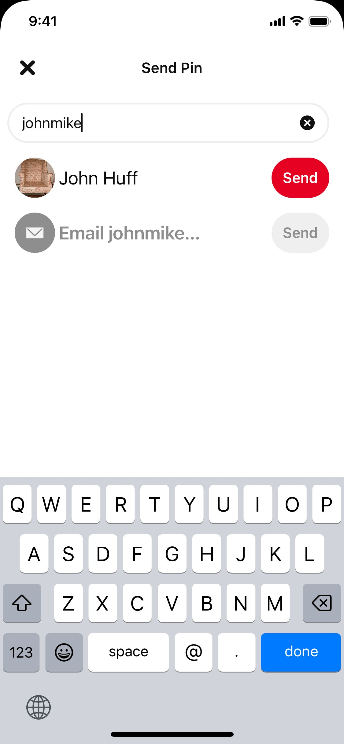 Pinterest iOS screen 90