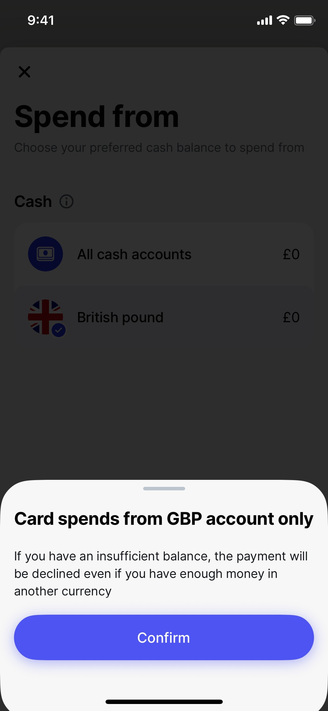Revolut iOS screen 571