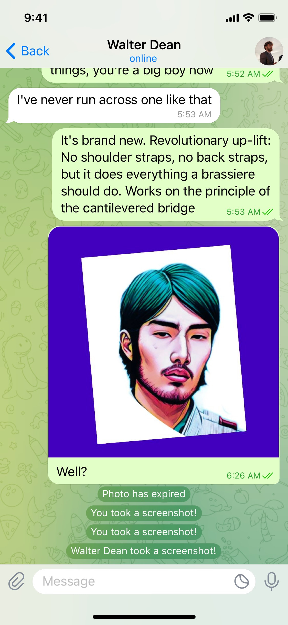 Telegram iOS screen 252