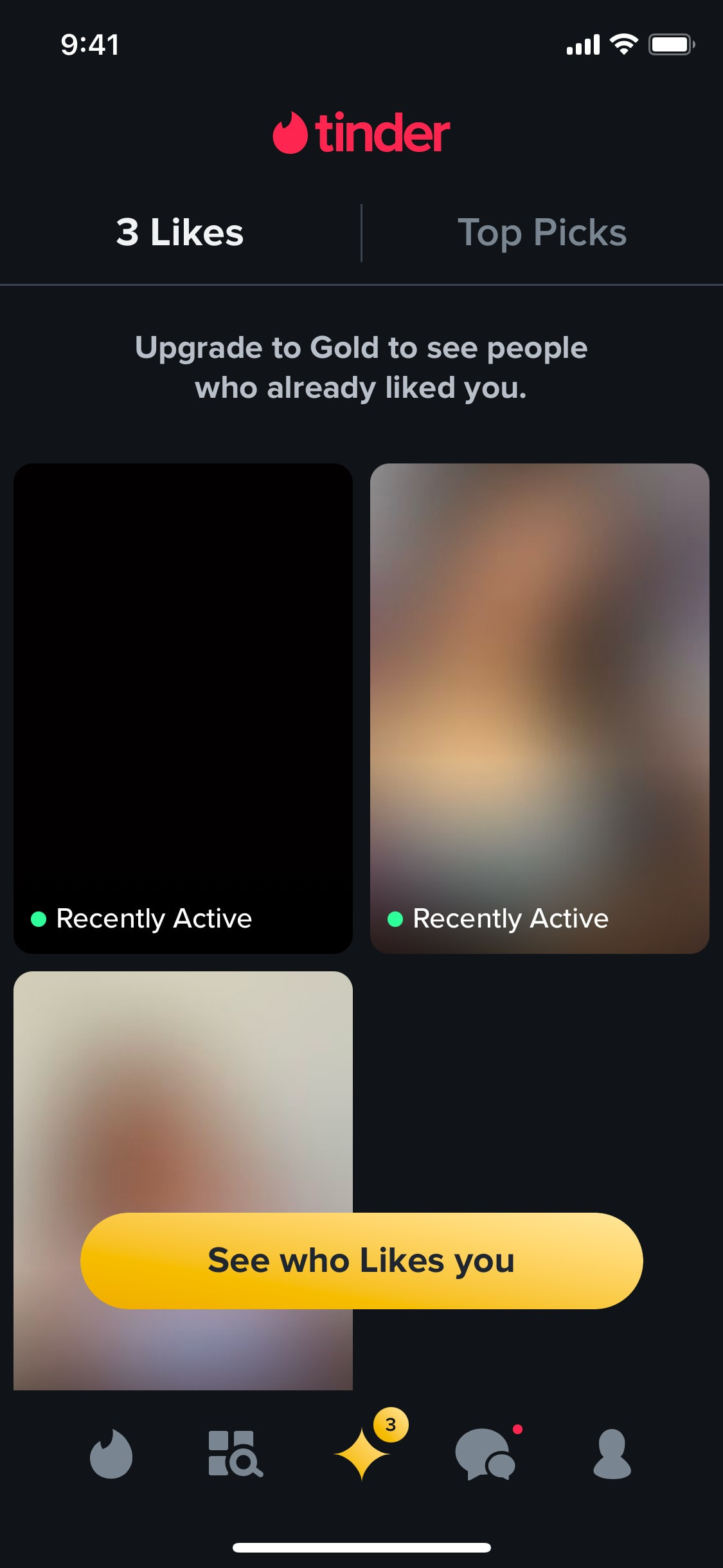Tinder iOS screen 378
