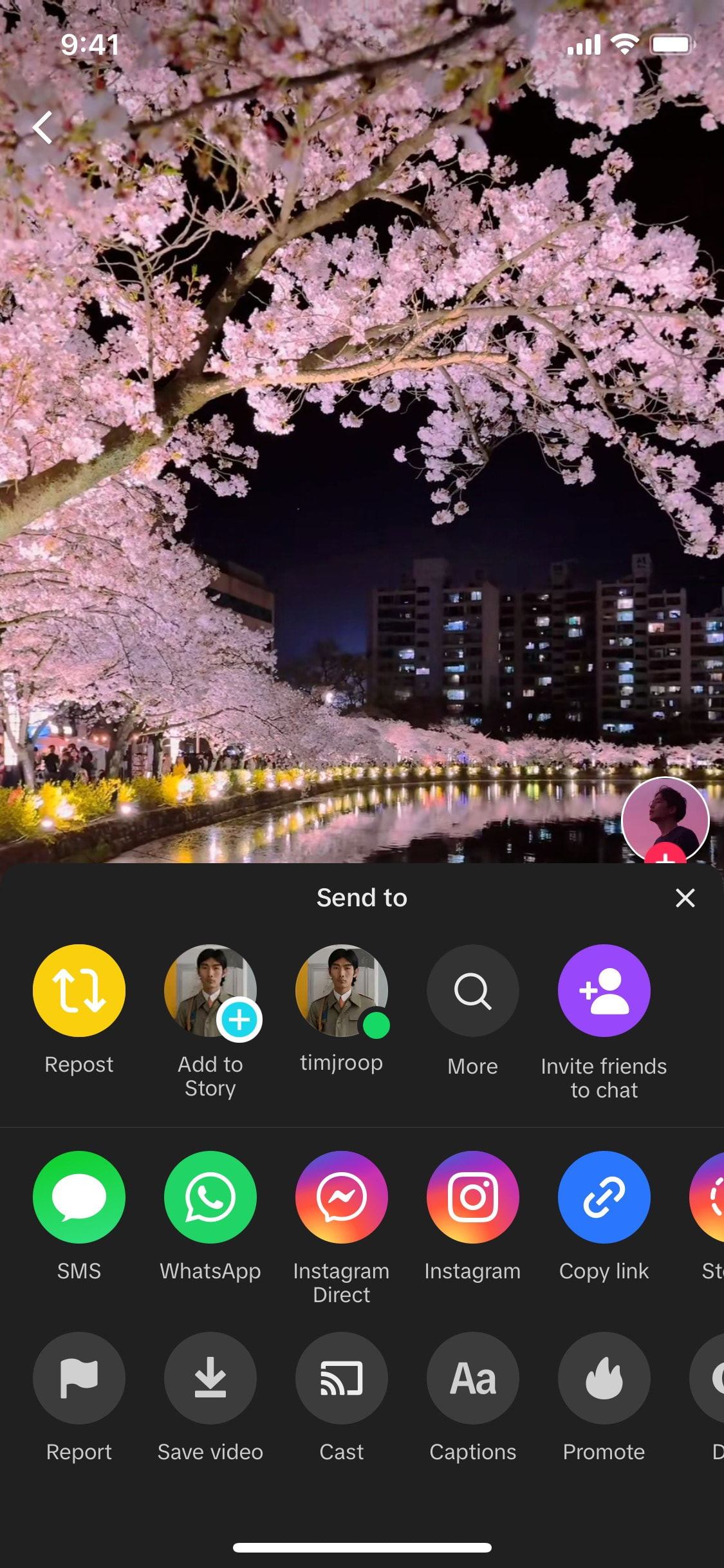 TikTok iOS screen 359