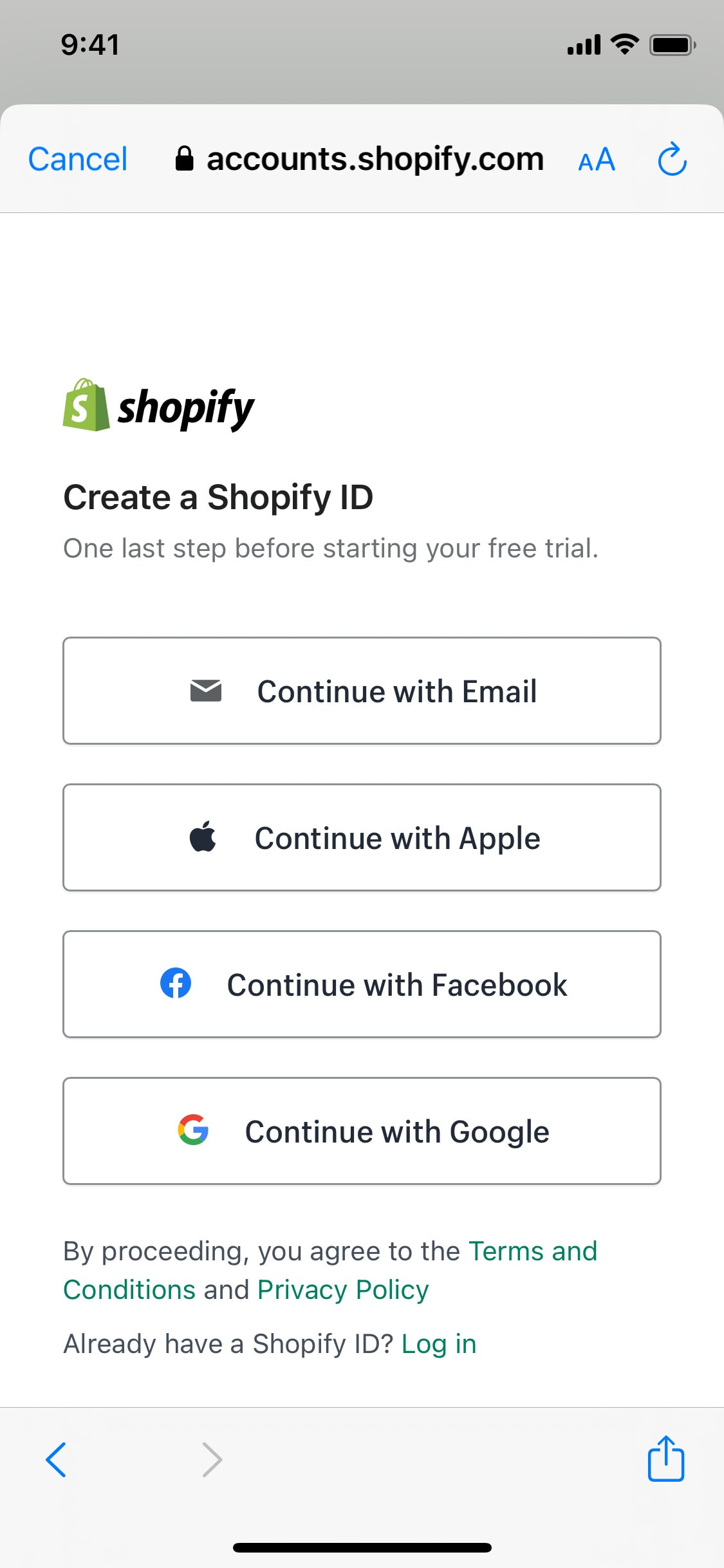 Shopify iOS screen 62