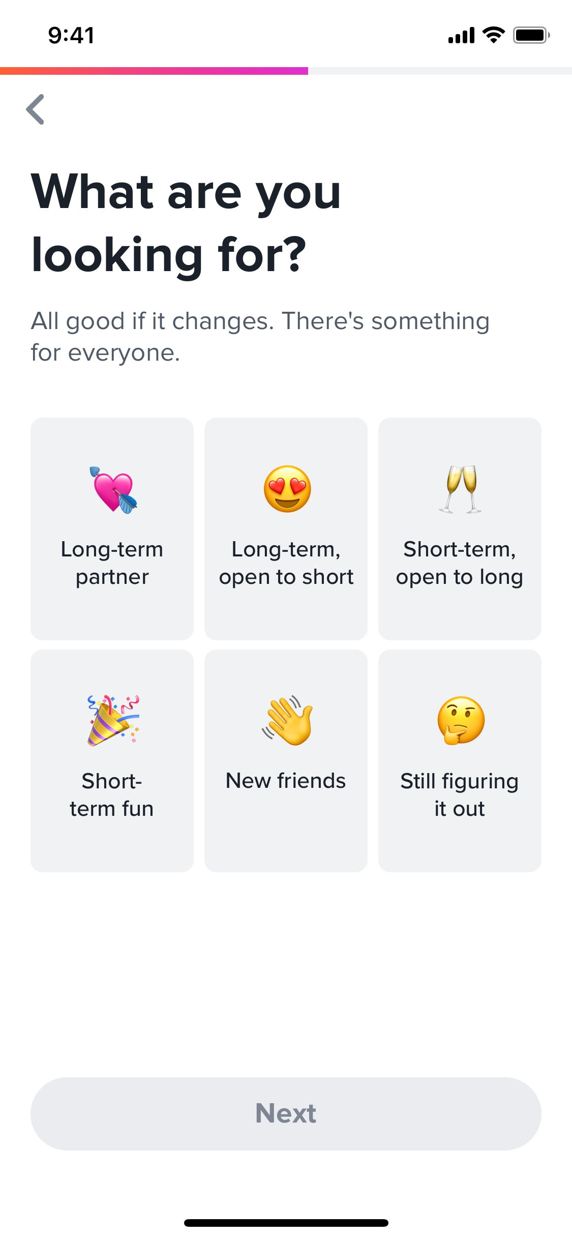 Tinder iOS screen 72