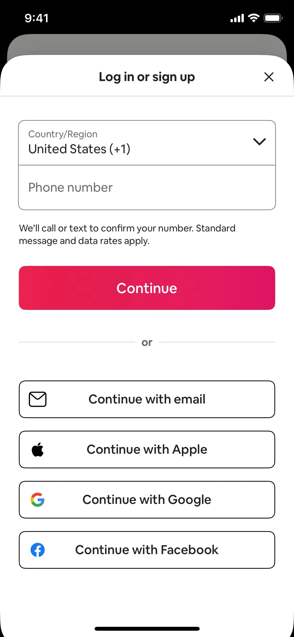 Airbnb iOS screen 5