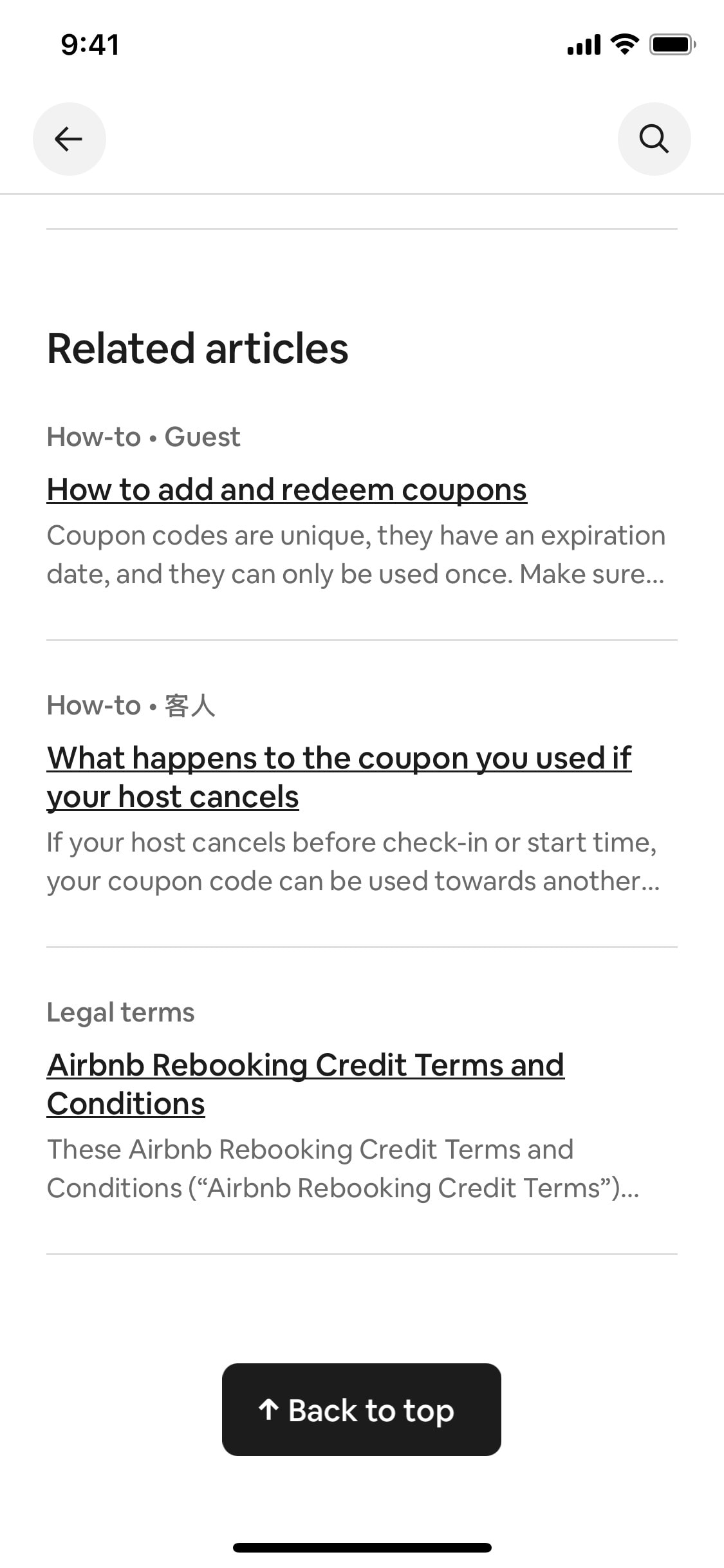 Airbnb iOS screen 190