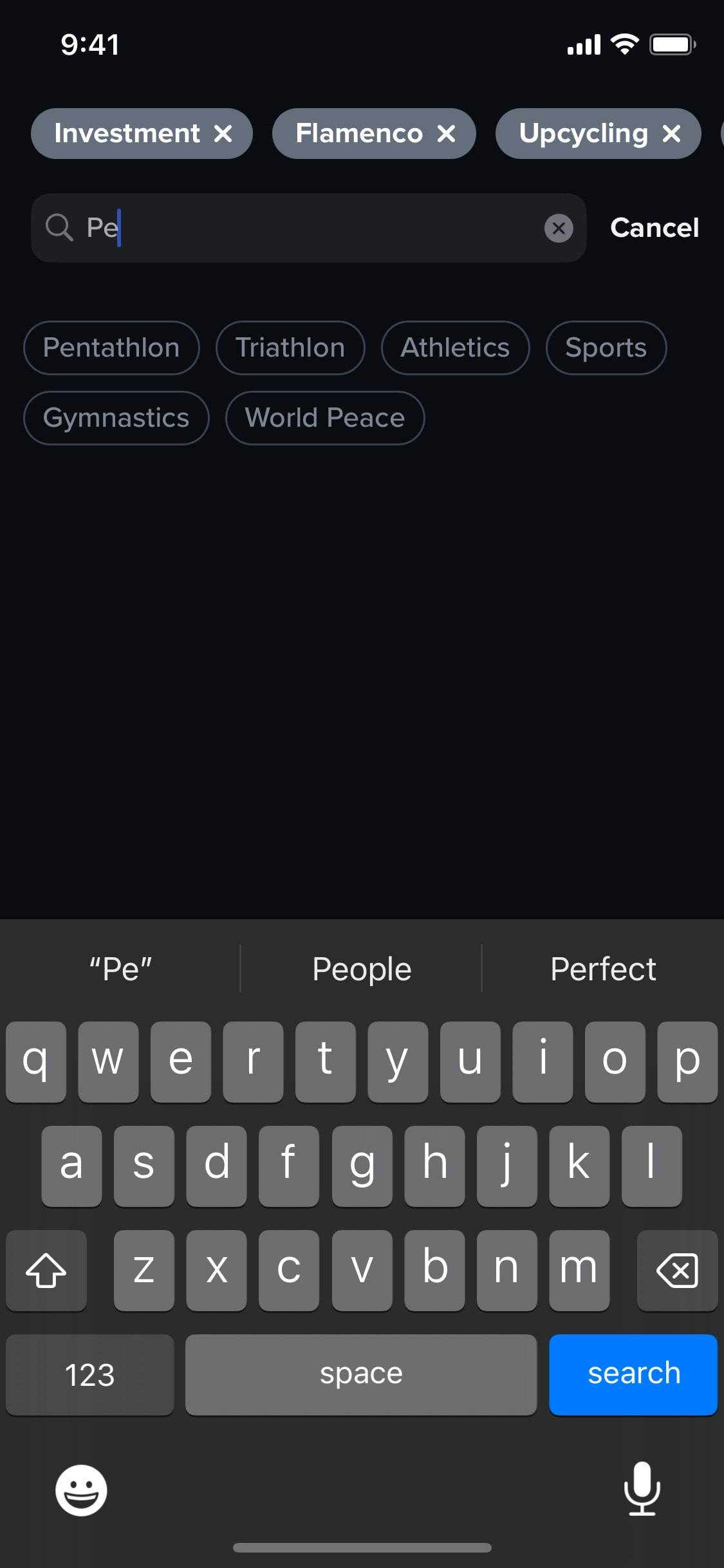 Tinder iOS screen 275