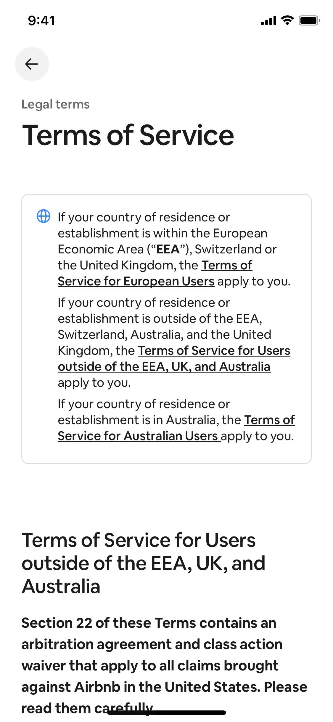 Airbnb iOS screen 527