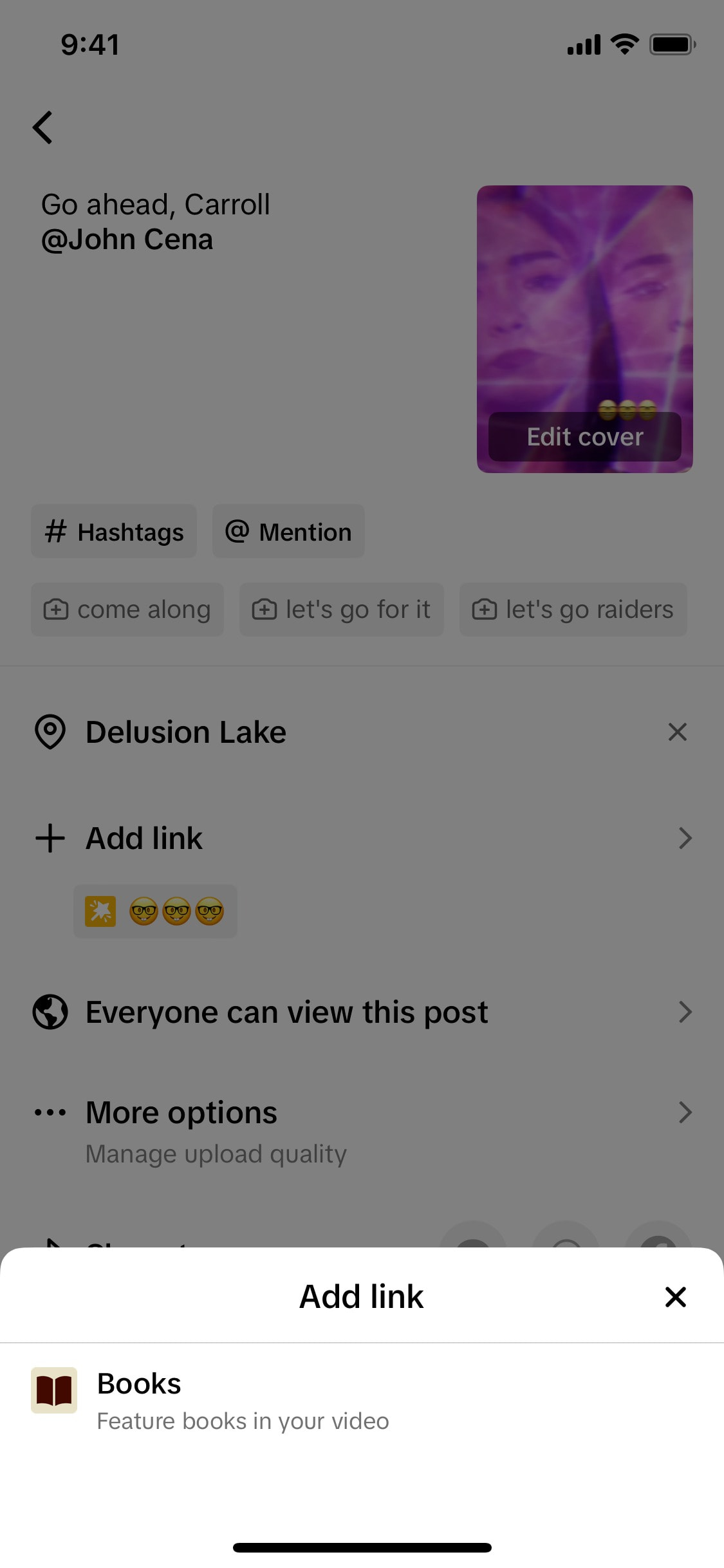 TikTok iOS screen 910