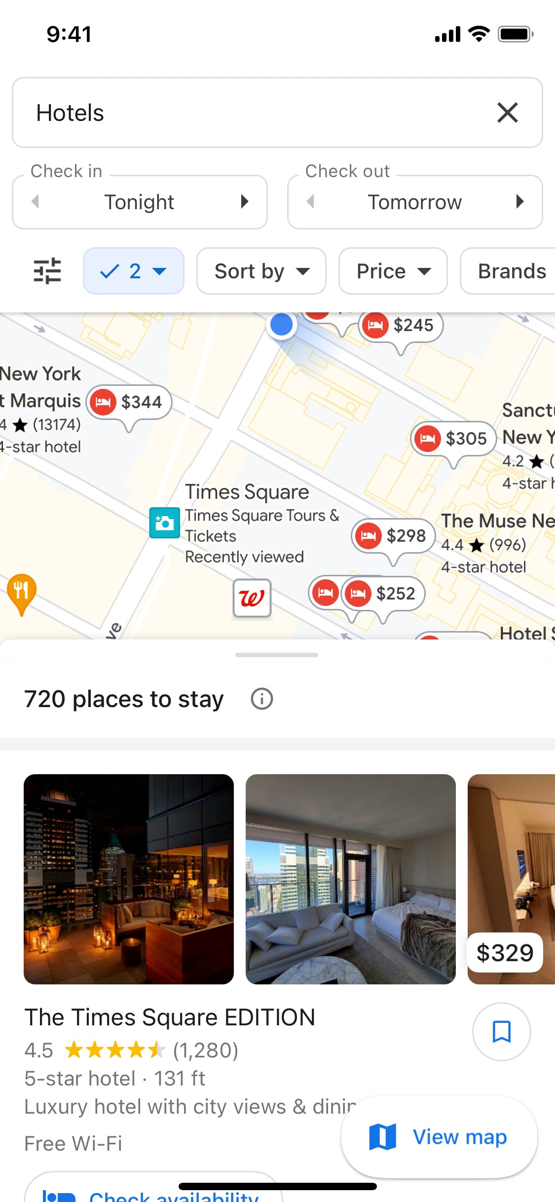 Google Maps iOS screen 643