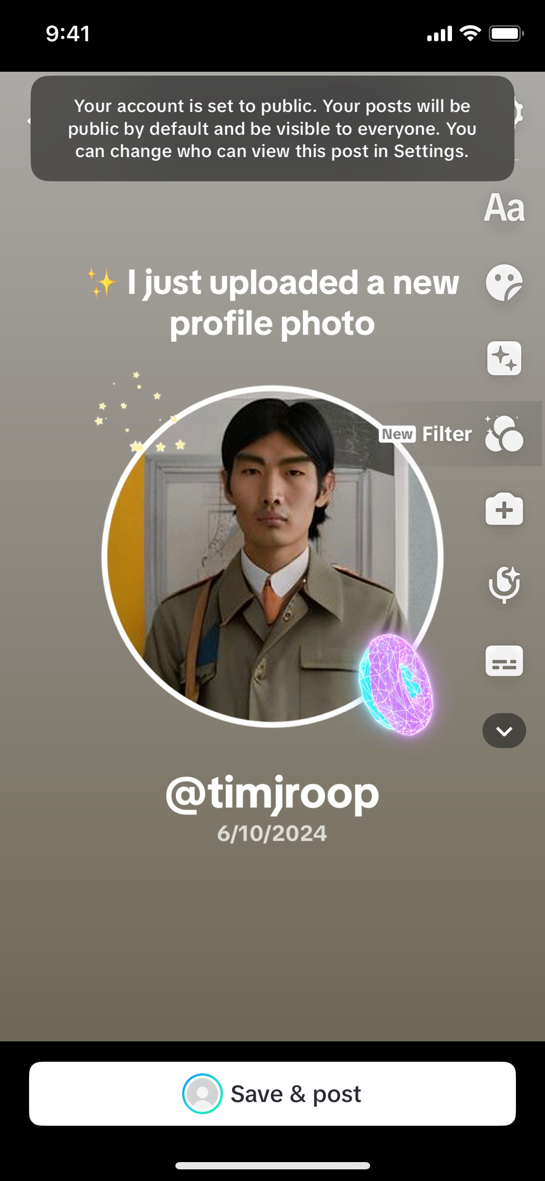 TikTok iOS screen 240