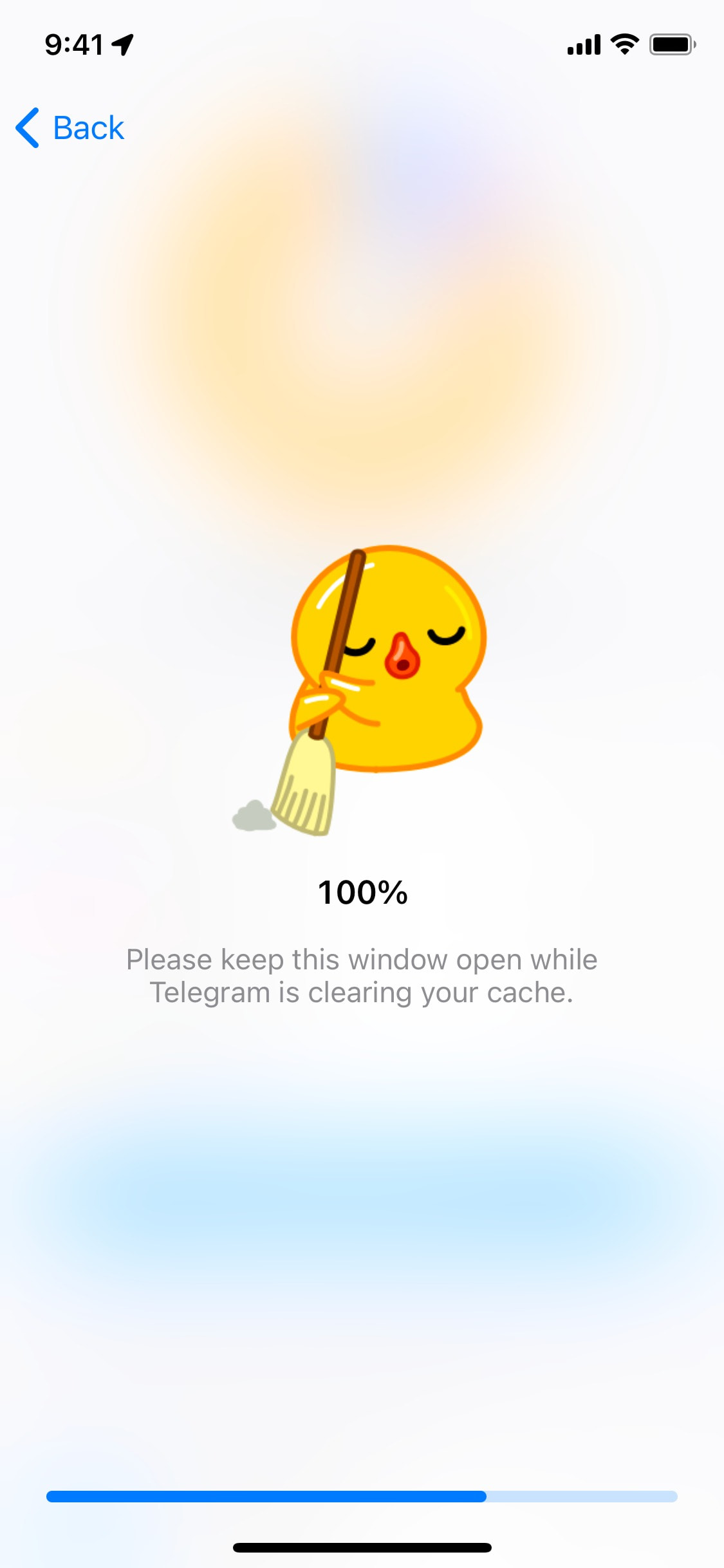 Telegram iOS screen 216