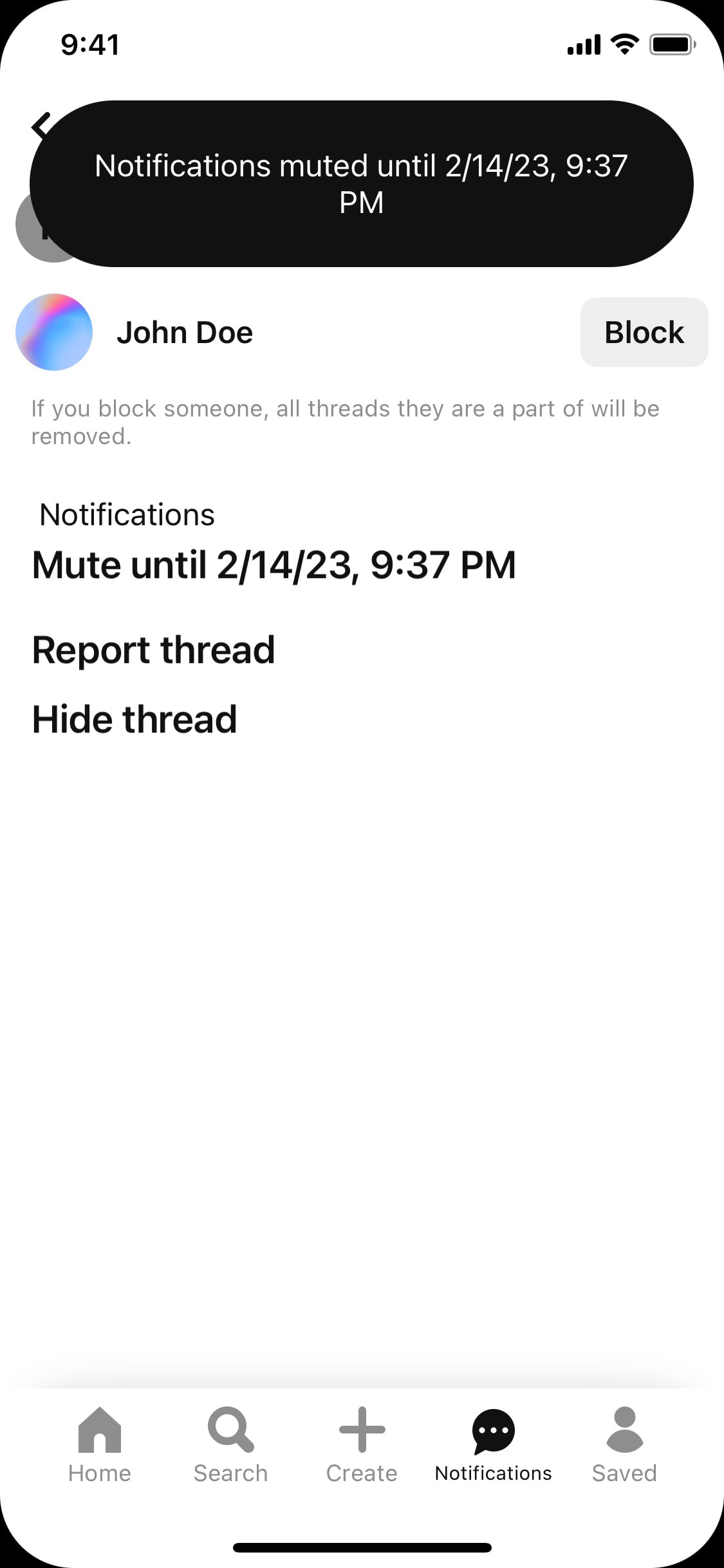 Pinterest iOS screen 135
