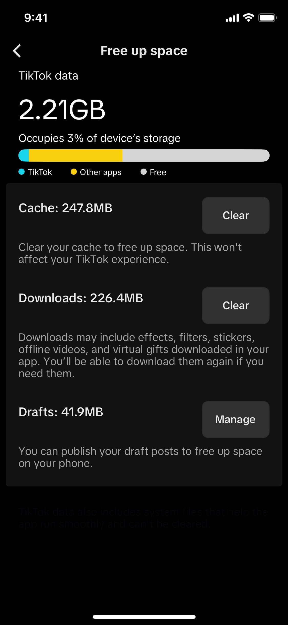 TikTok iOS screen 595