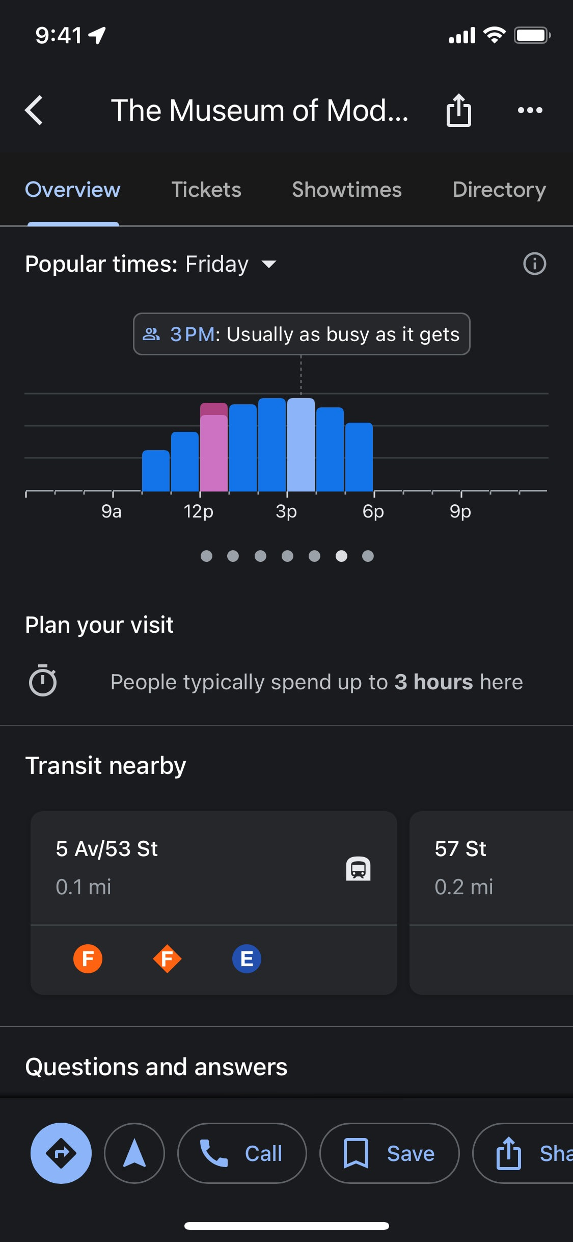 Google Maps iOS screen 562