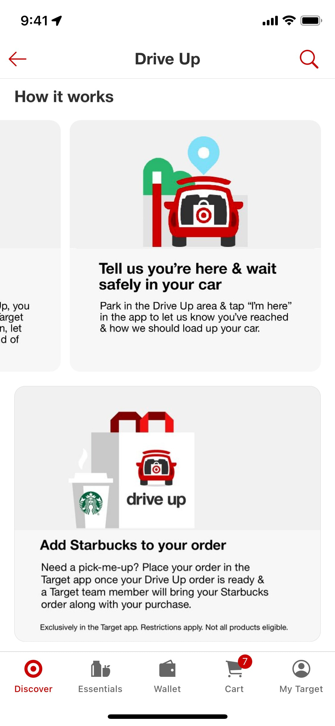 Target iOS screen 417