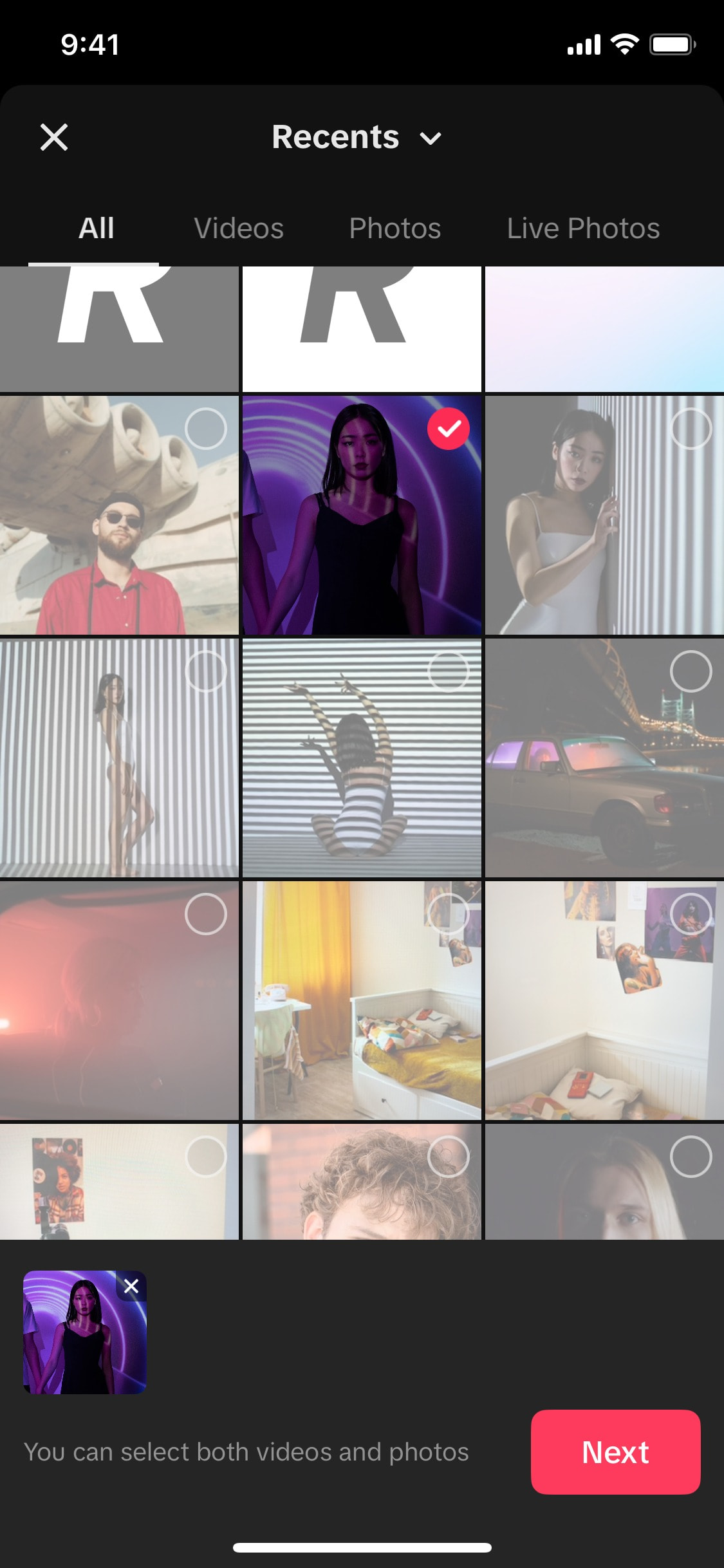 TikTok iOS screen 476