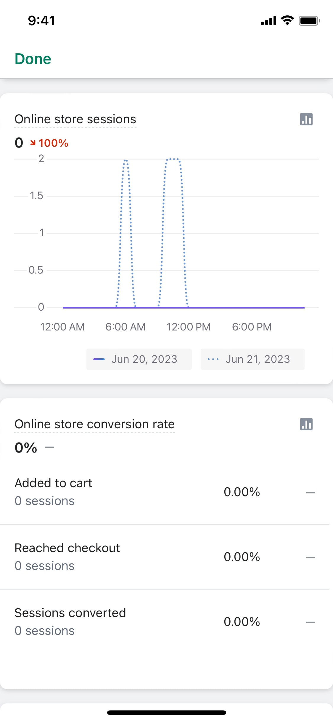 Shopify iOS screen 557
