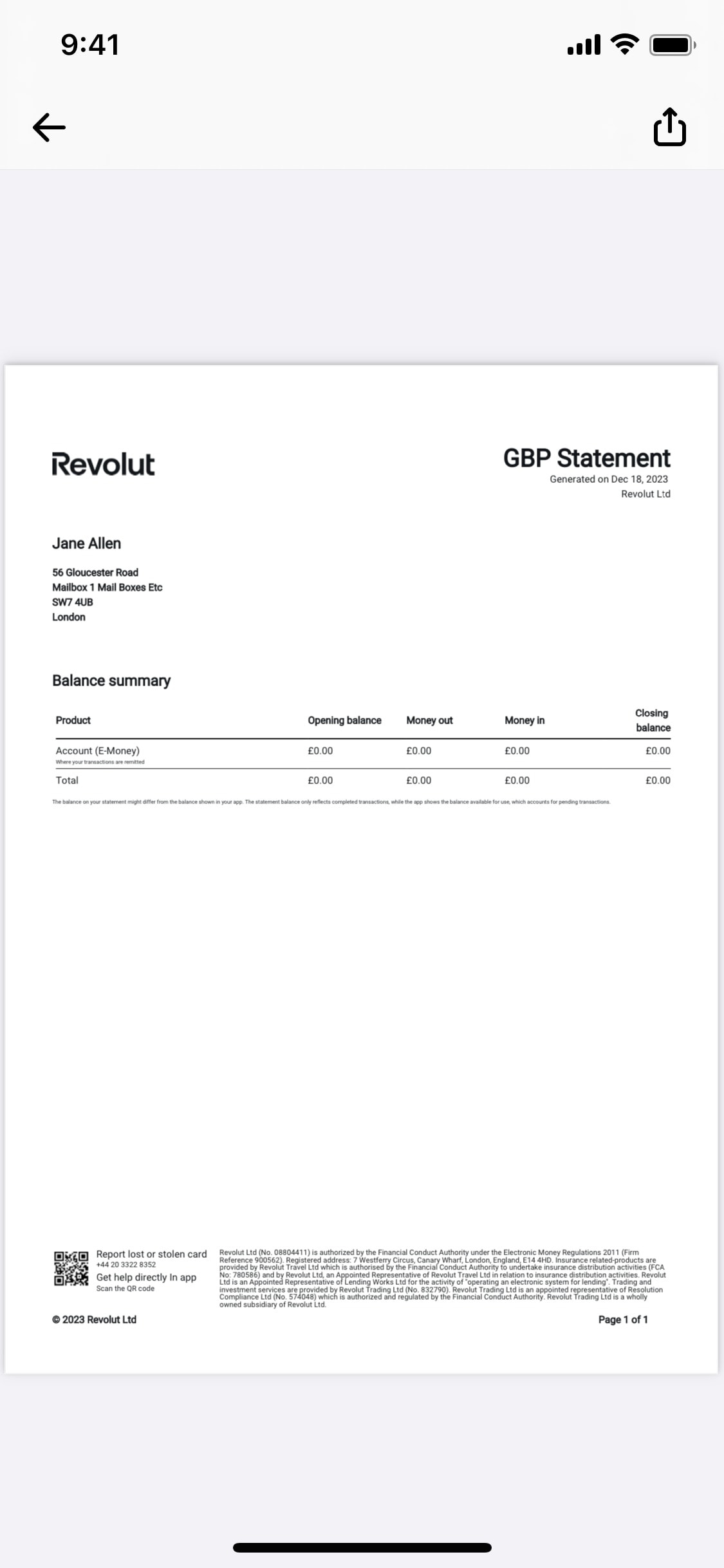 Revolut iOS screen 641