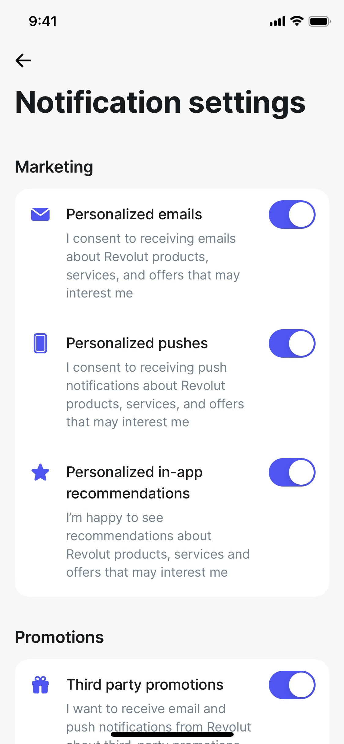 Revolut iOS screen 307
