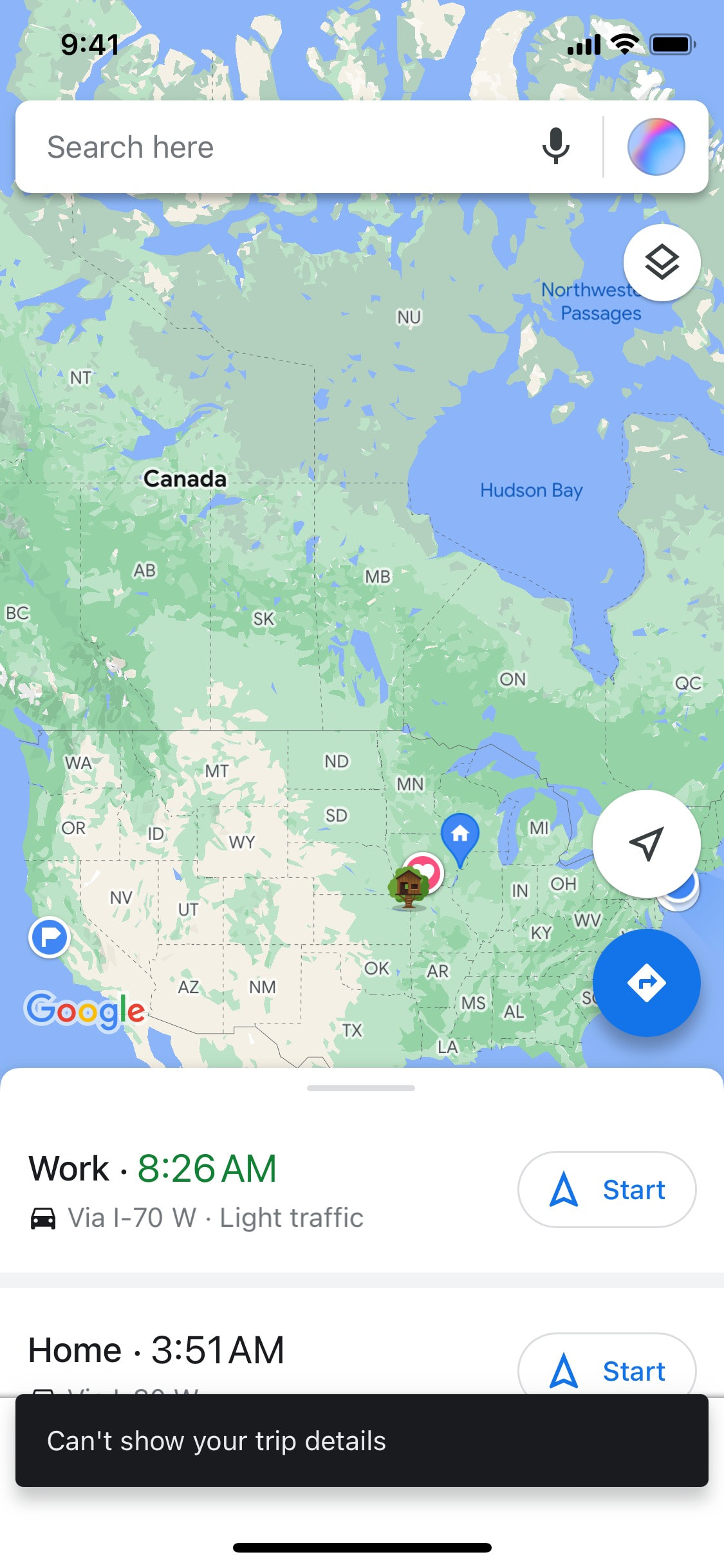 Google Maps iOS screen 57