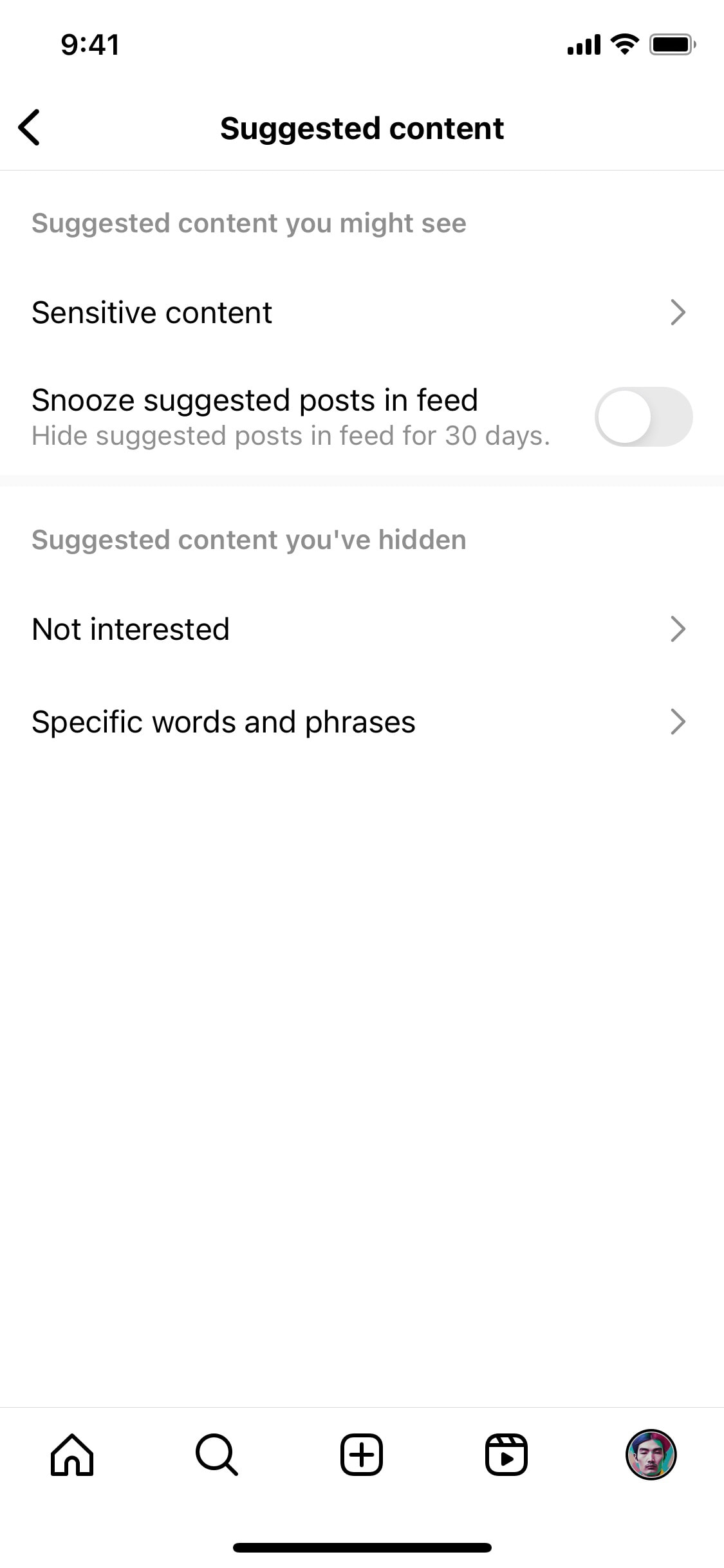 Instagram iOS screen 399