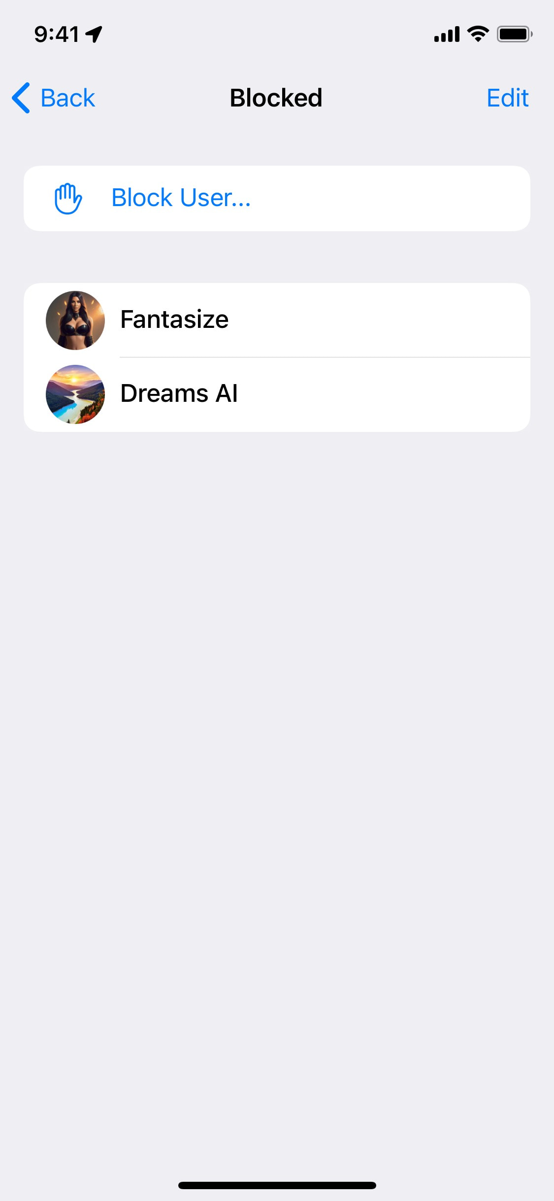 Telegram iOS screen 464