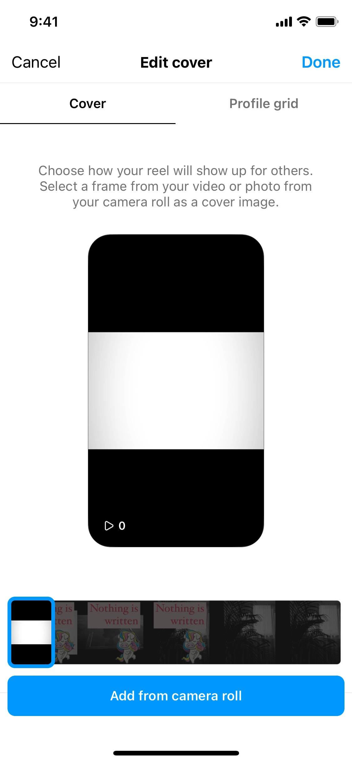 Instagram iOS screen 906