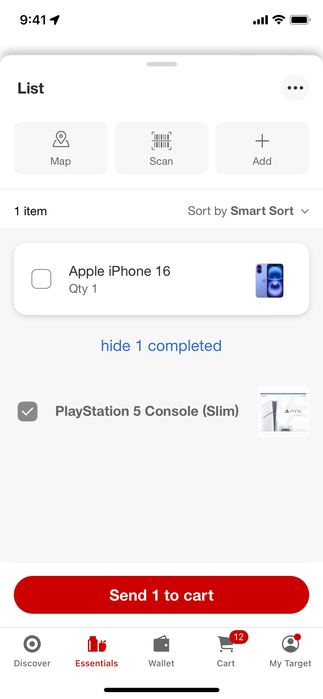 Target iOS screen 129