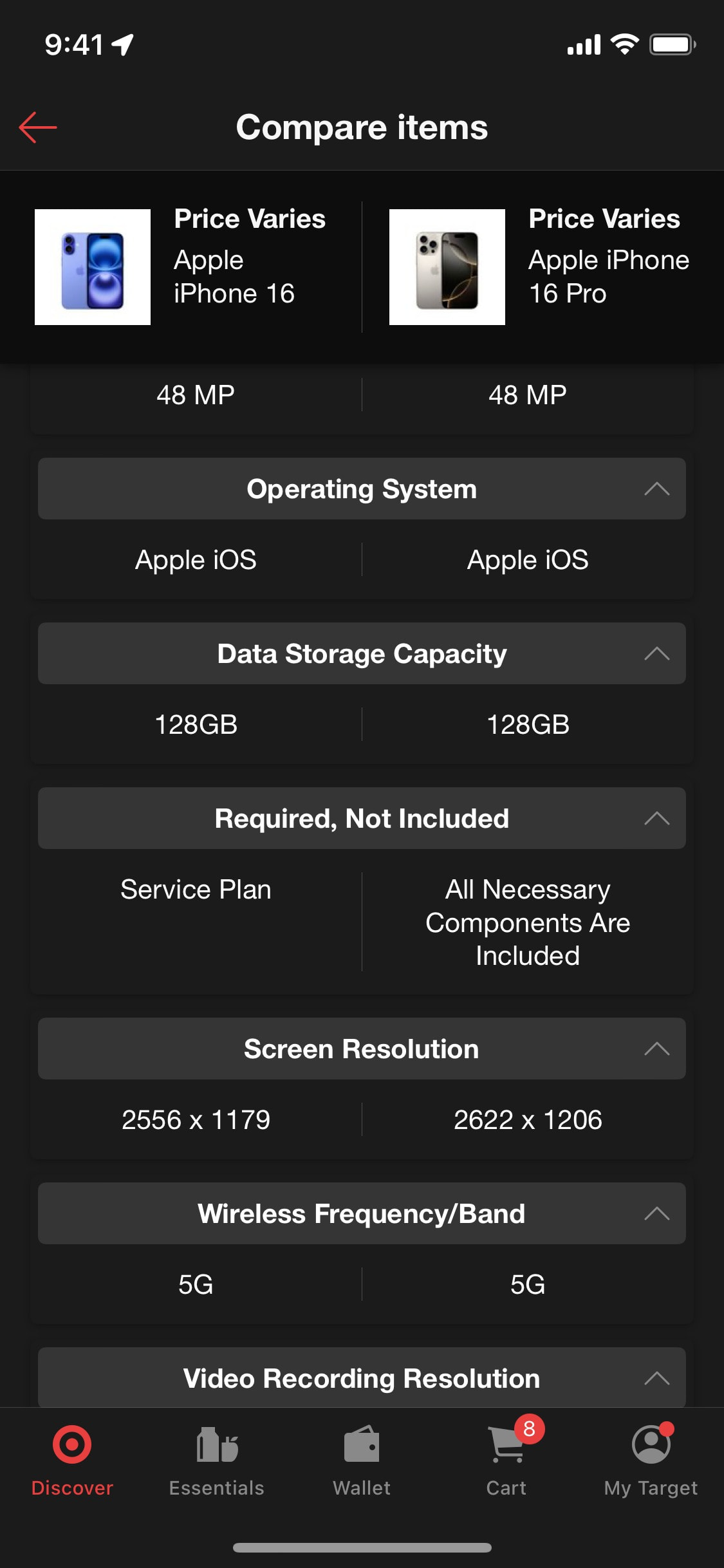 Target iOS screen 15