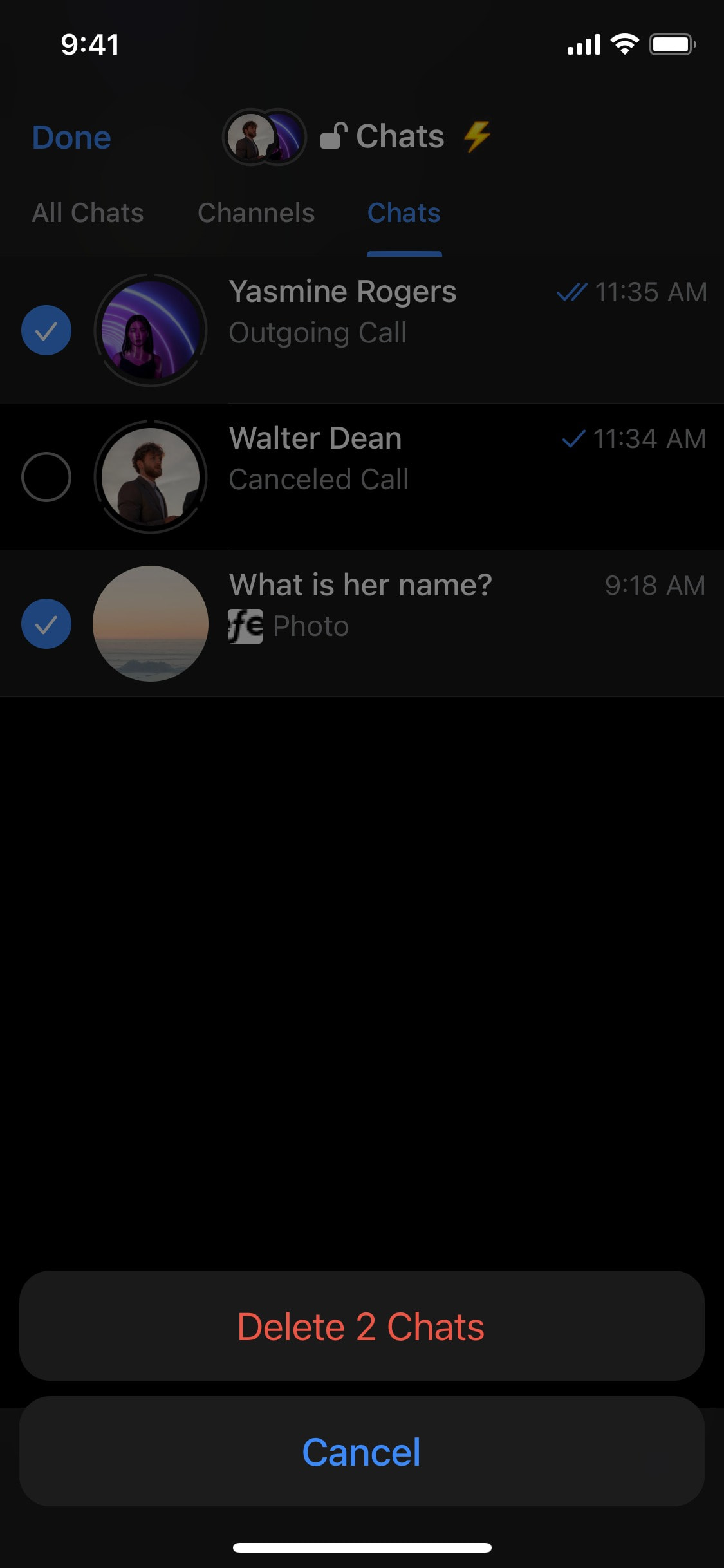Telegram iOS screen 80