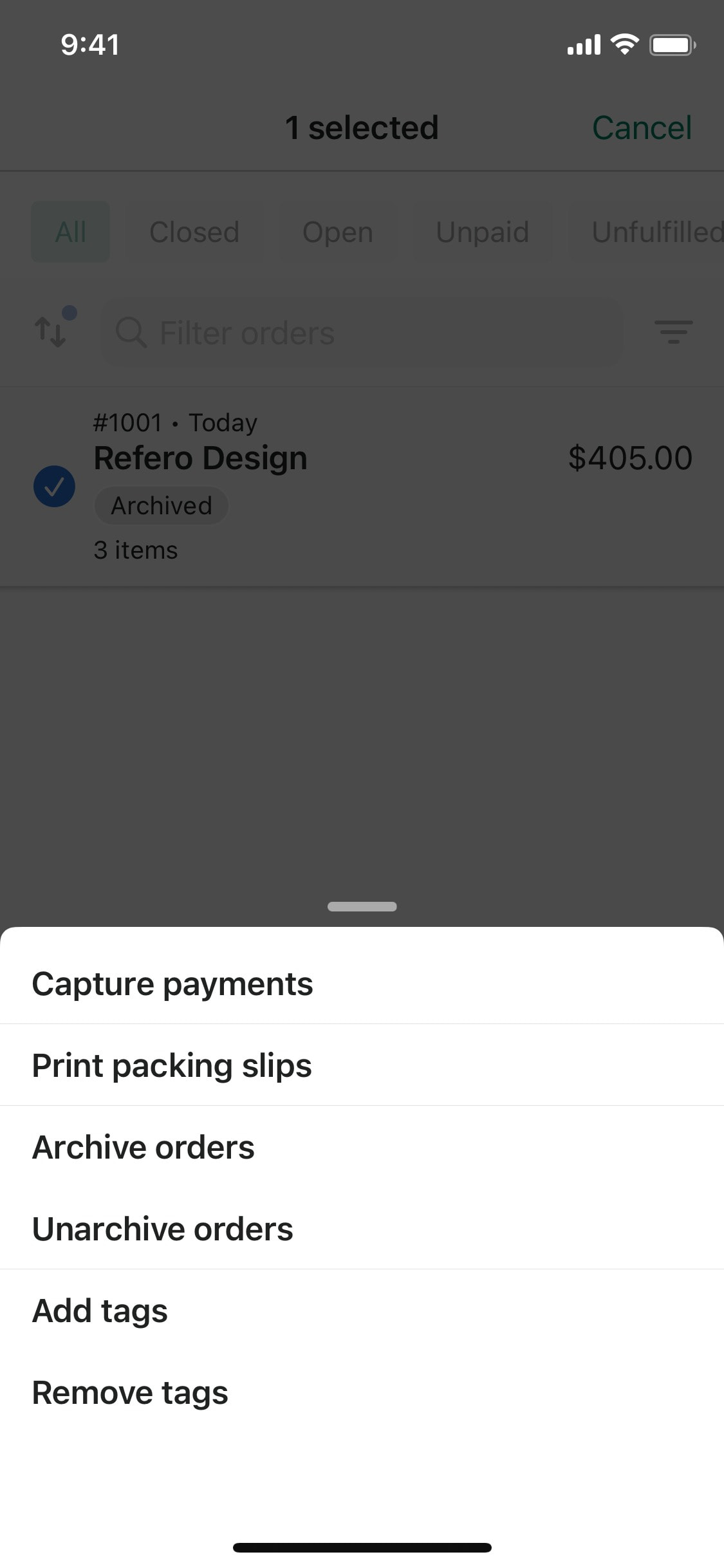 Shopify iOS screen 169