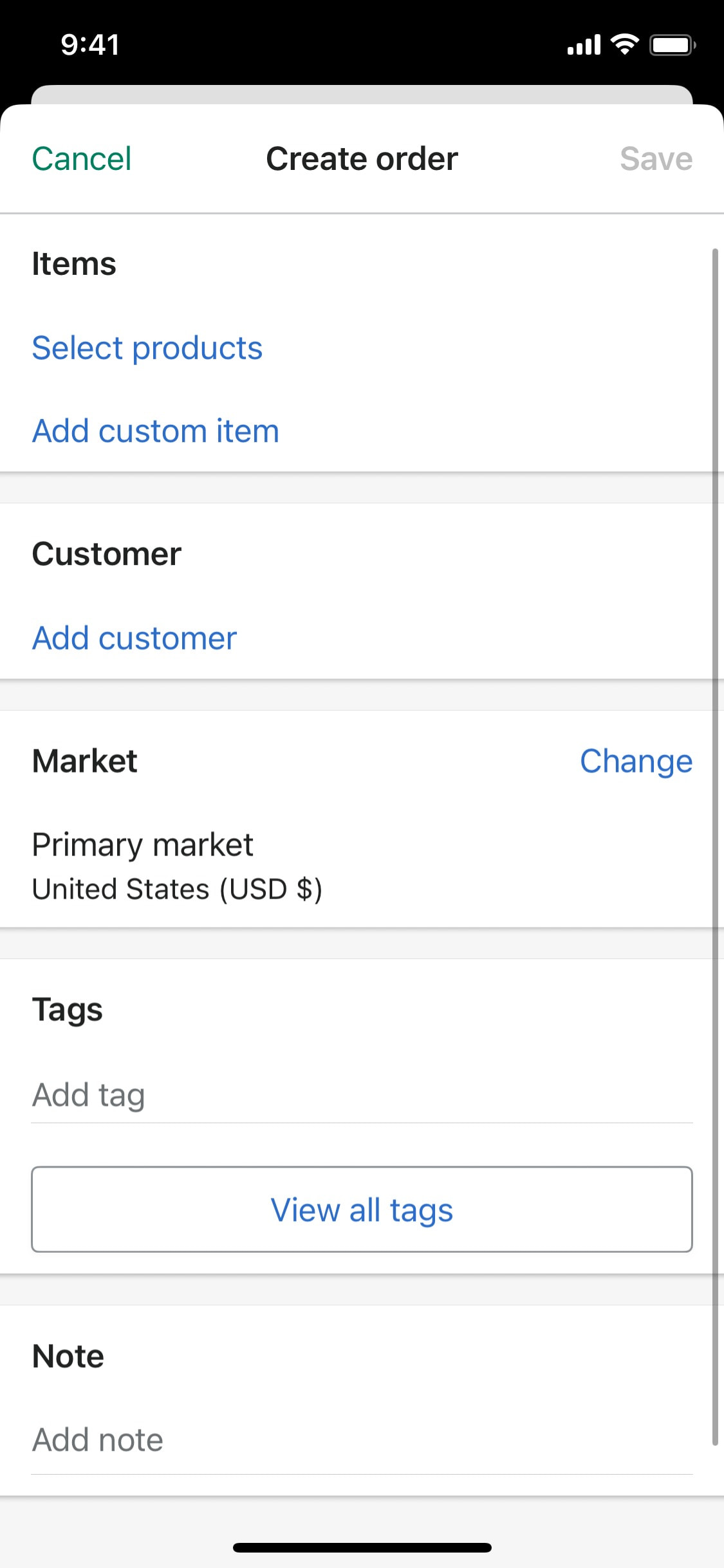 Shopify iOS screen 272