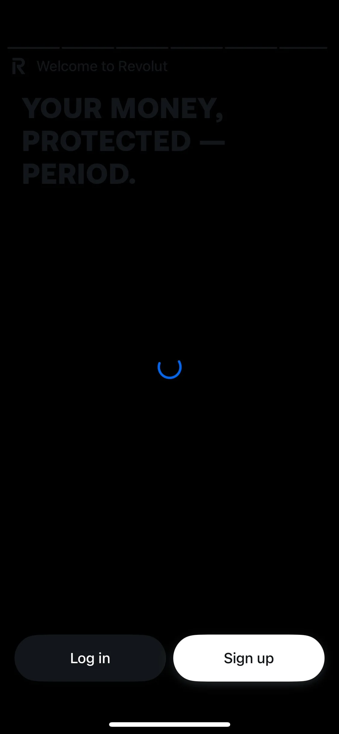 Revolut iOS screen 2
