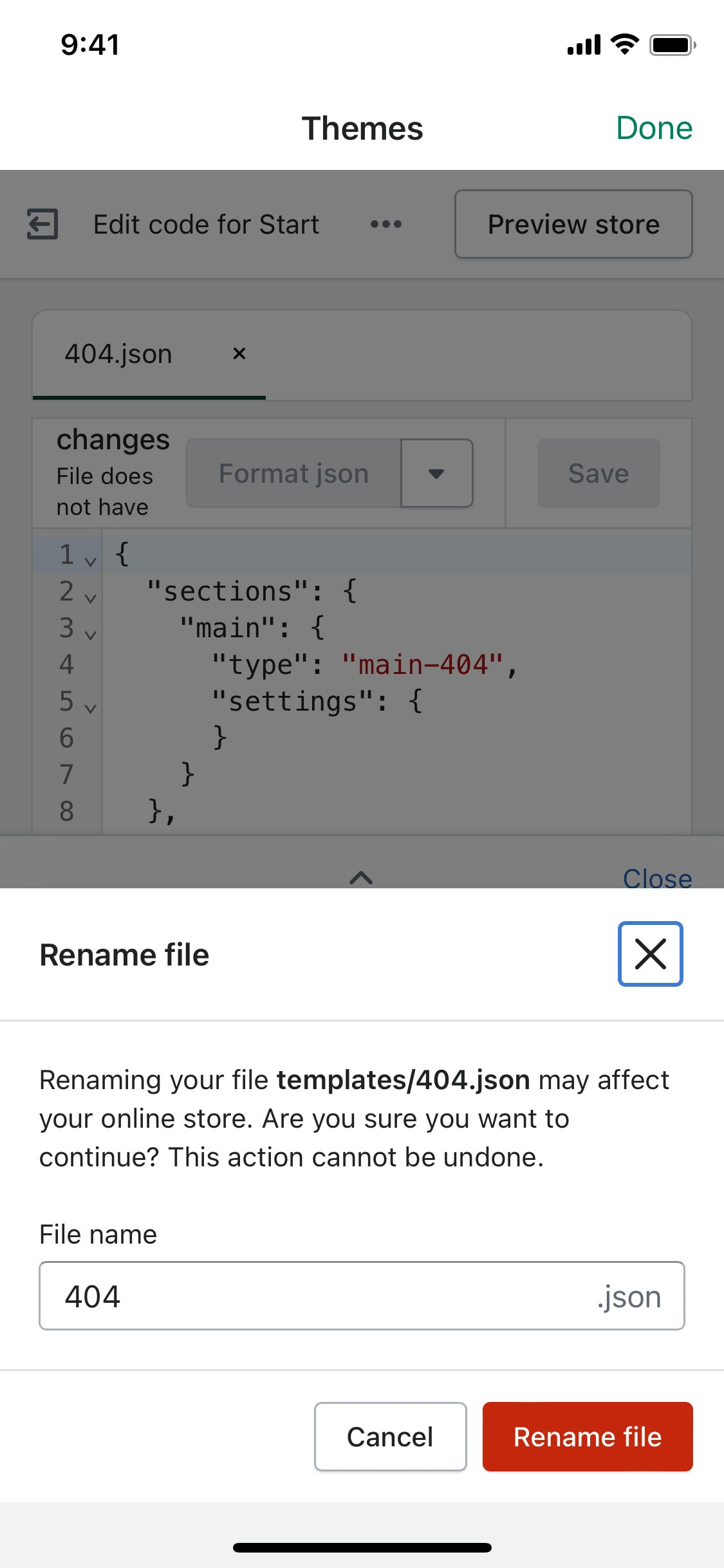 Shopify iOS screen 24