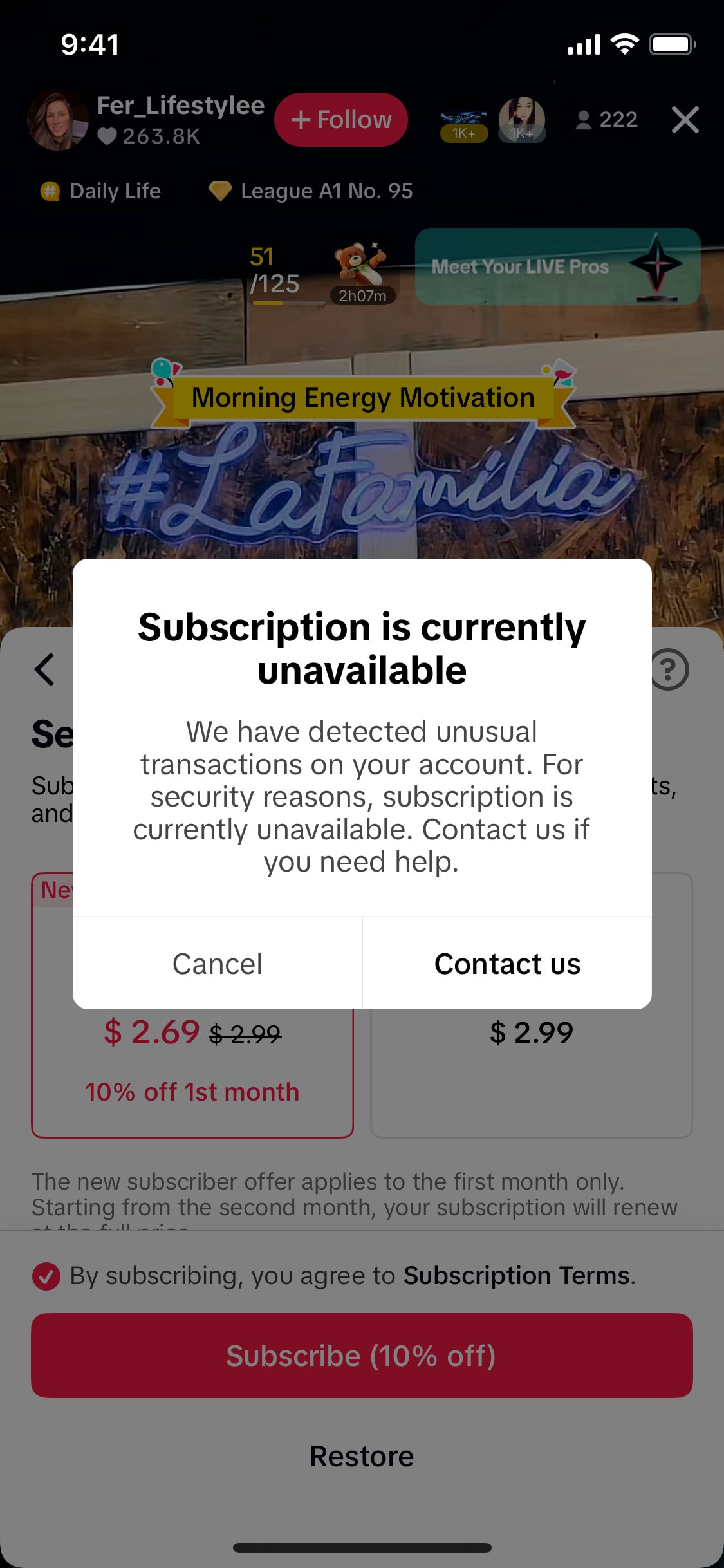 TikTok iOS screen 903