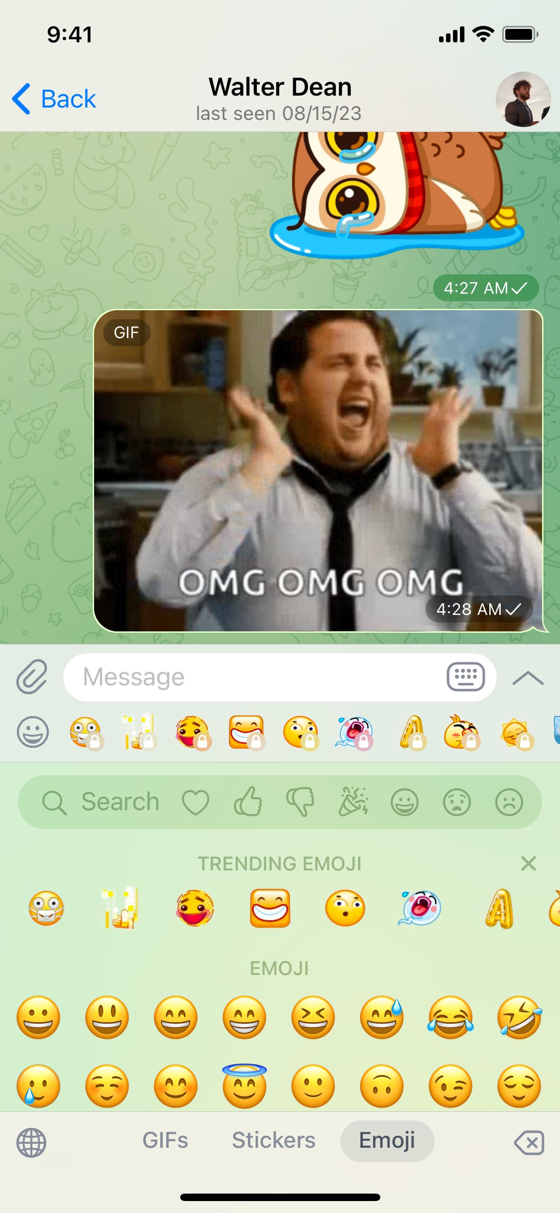 Telegram iOS screen 57