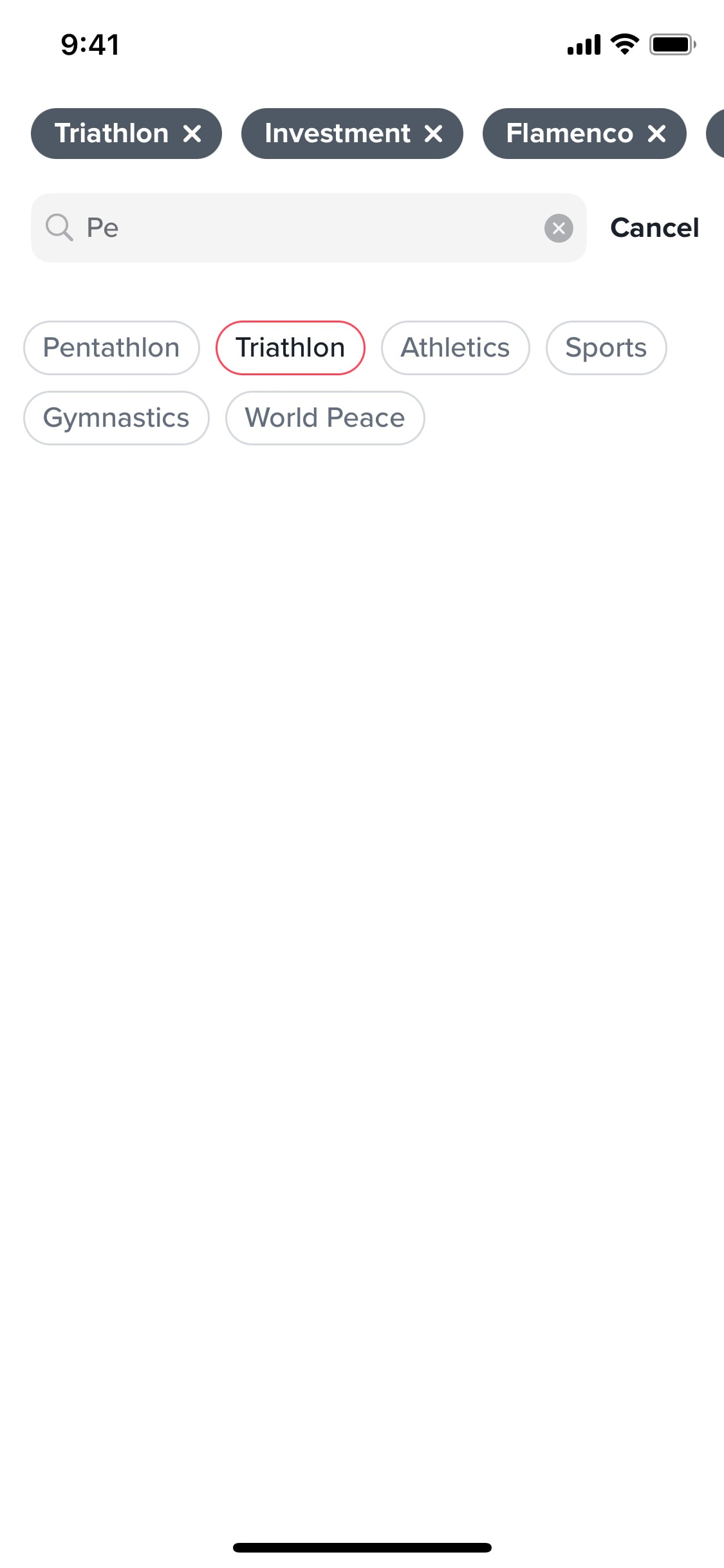 Tinder iOS screen 328