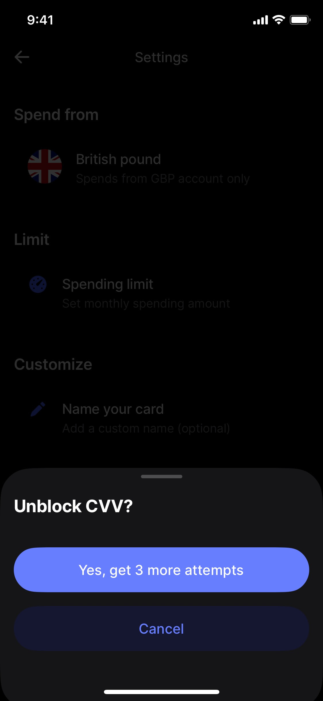 Revolut iOS screen 636