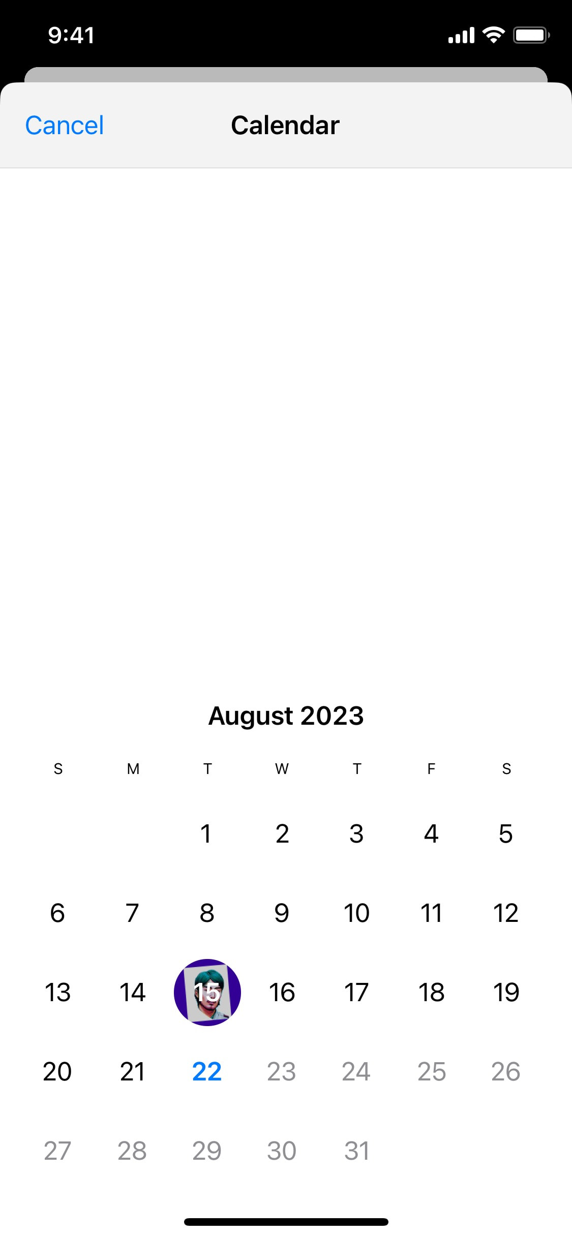 Telegram iOS screen 201