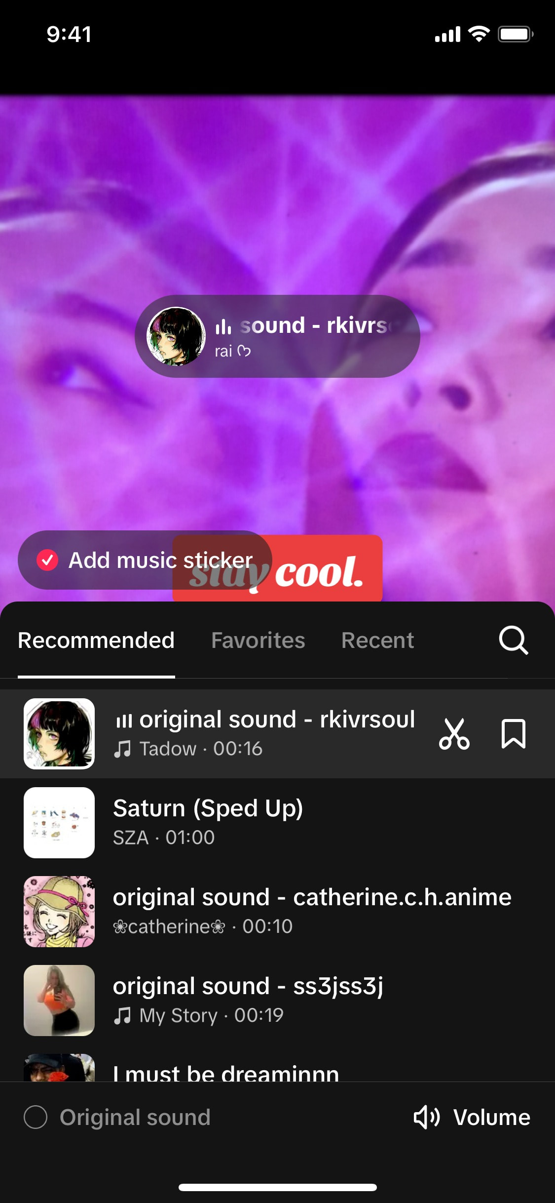 TikTok iOS screen 419