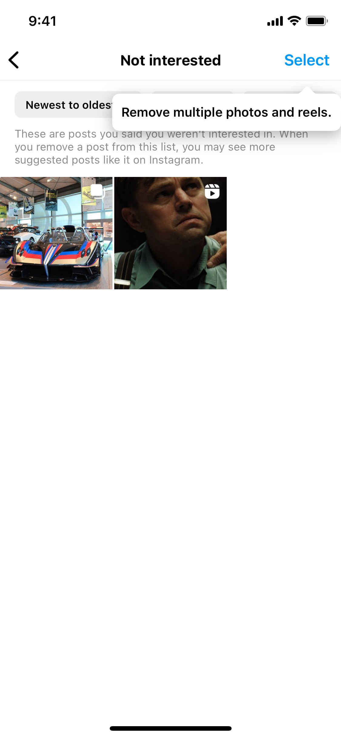 Instagram iOS screen 538