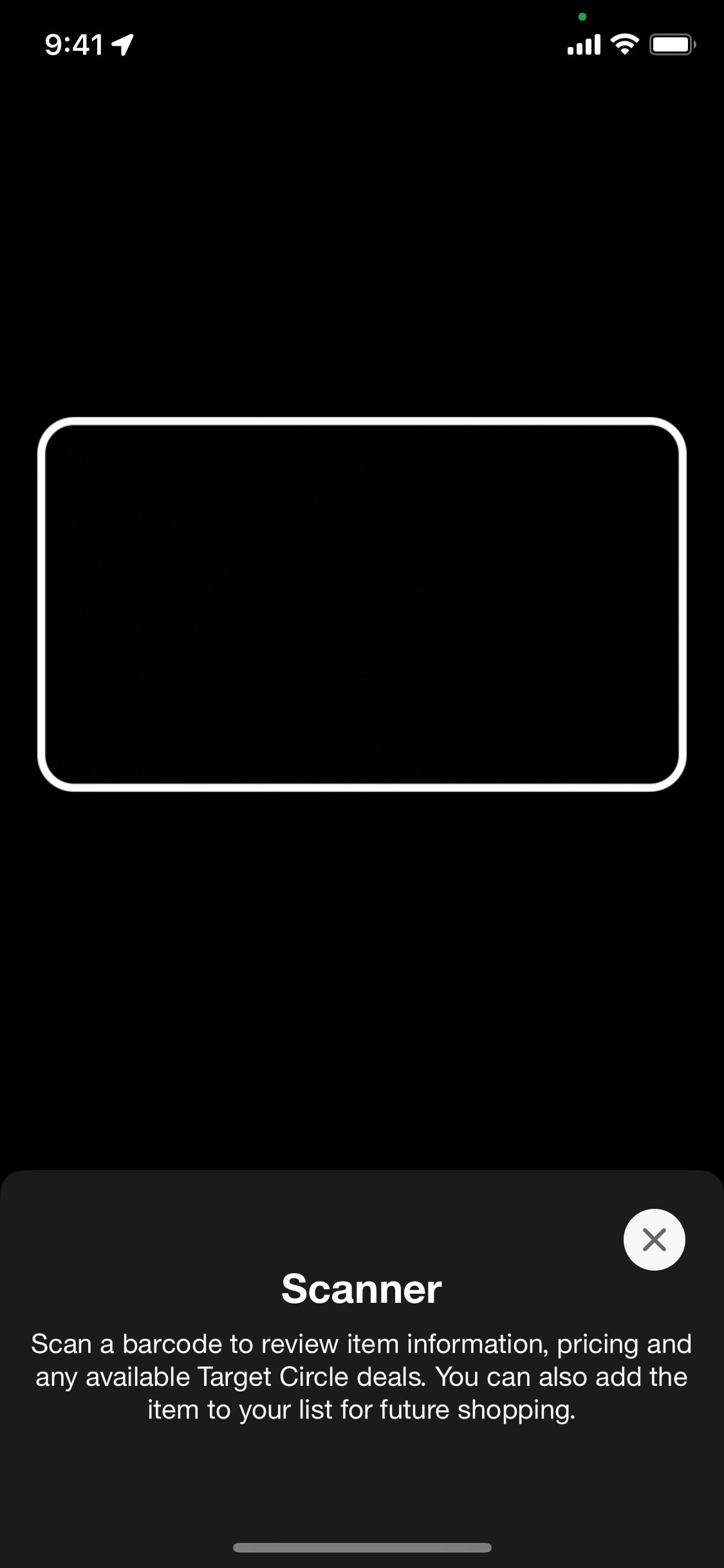 Target iOS screen 74