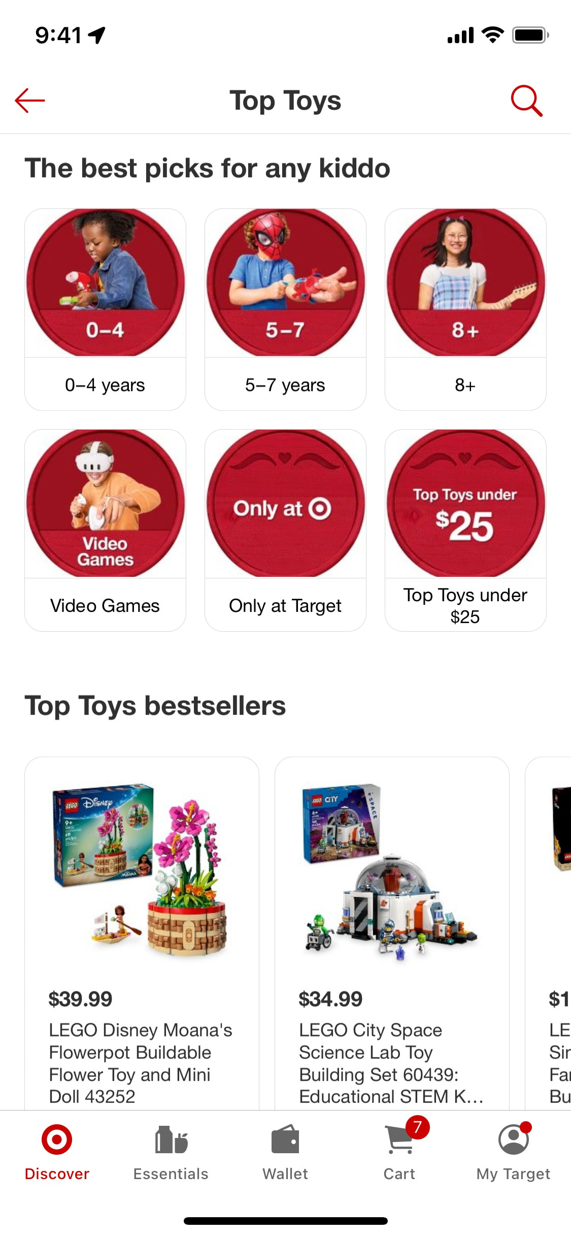 Target iOS screen 622