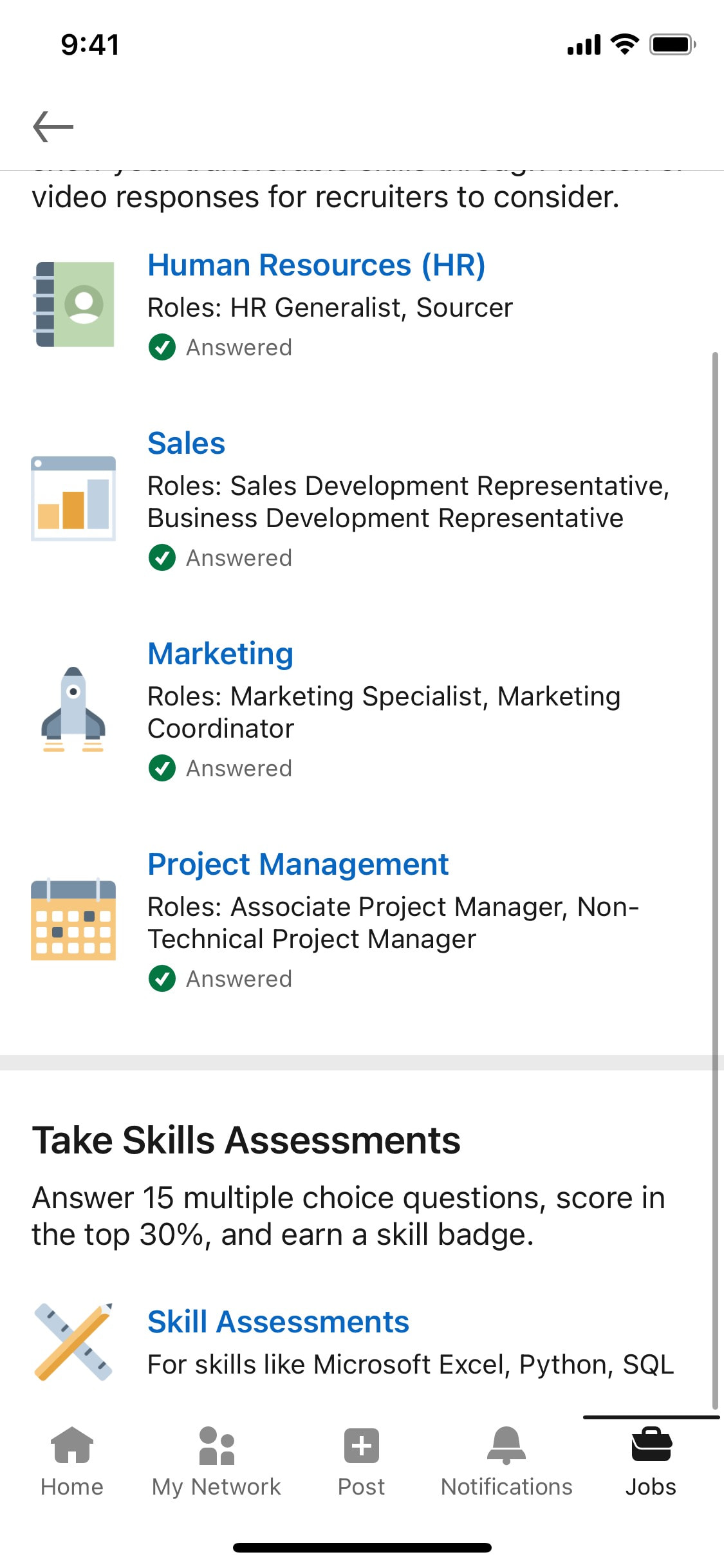 LinkedIn iOS screen 372