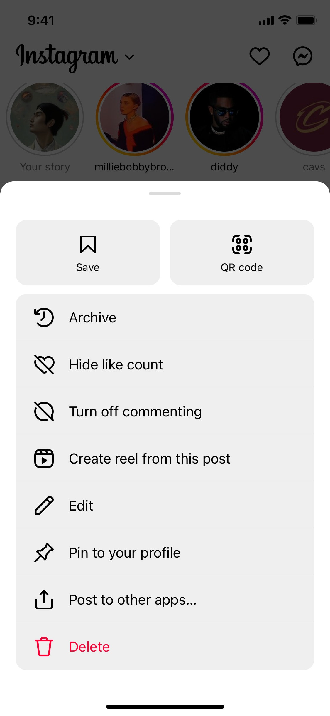 Instagram iOS screen 470